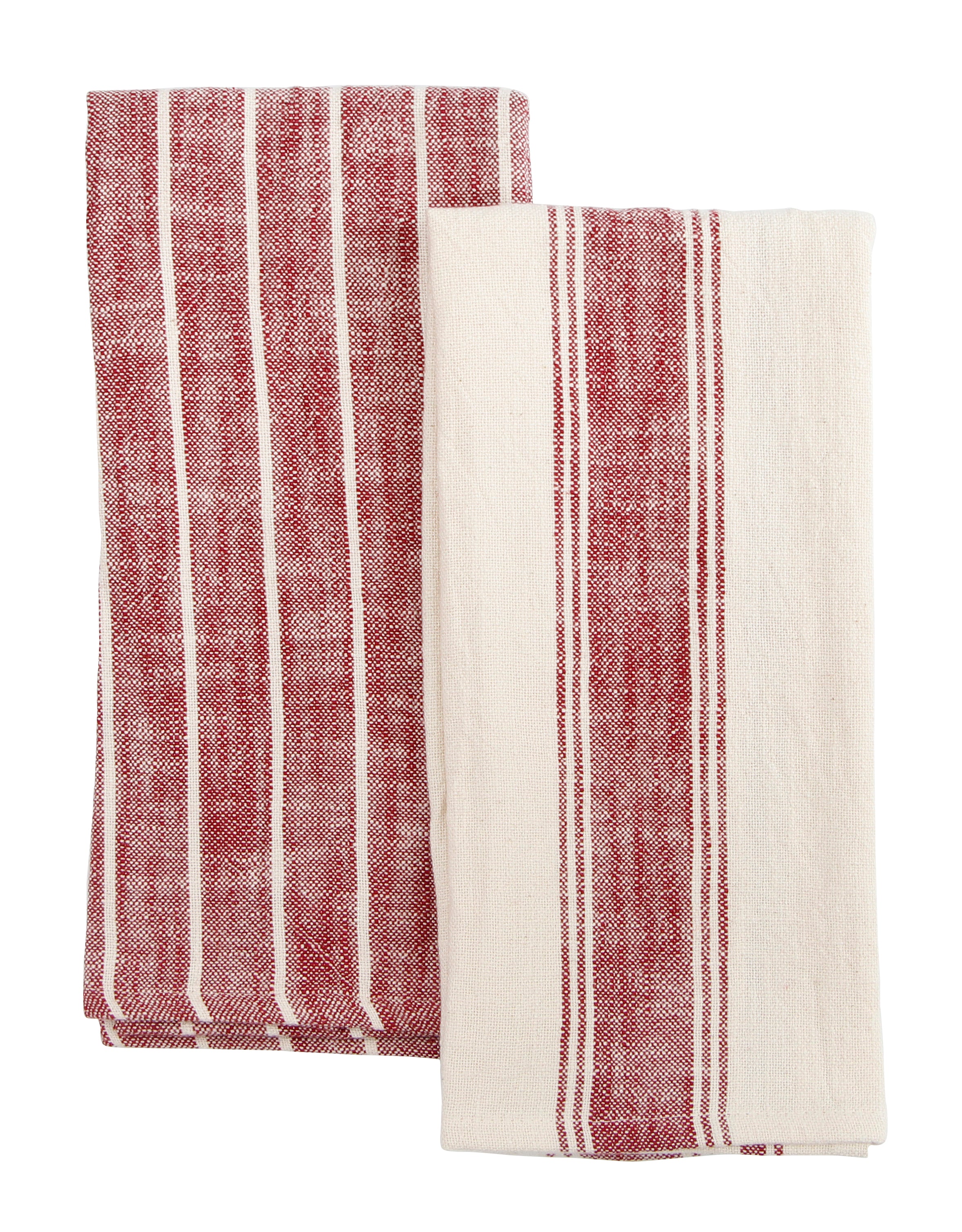 KAF Home Firenze Natural Rustic Farmhouse Slubbed Kitchen Towels