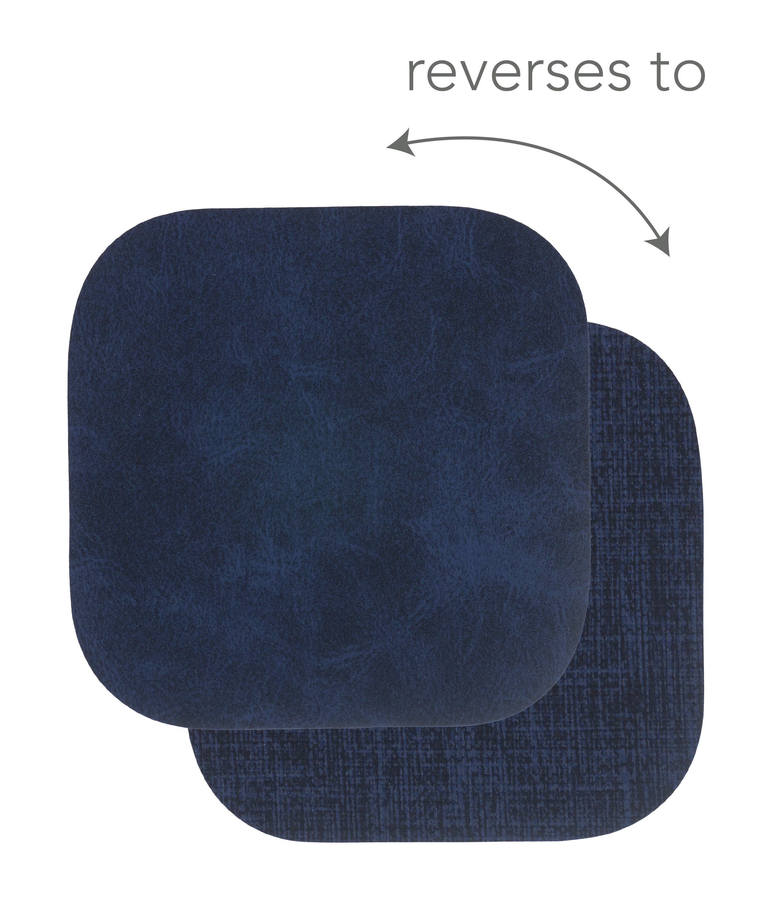 KAF Home Santiago Set Of 4 Faux Leather Coasters - 4.25