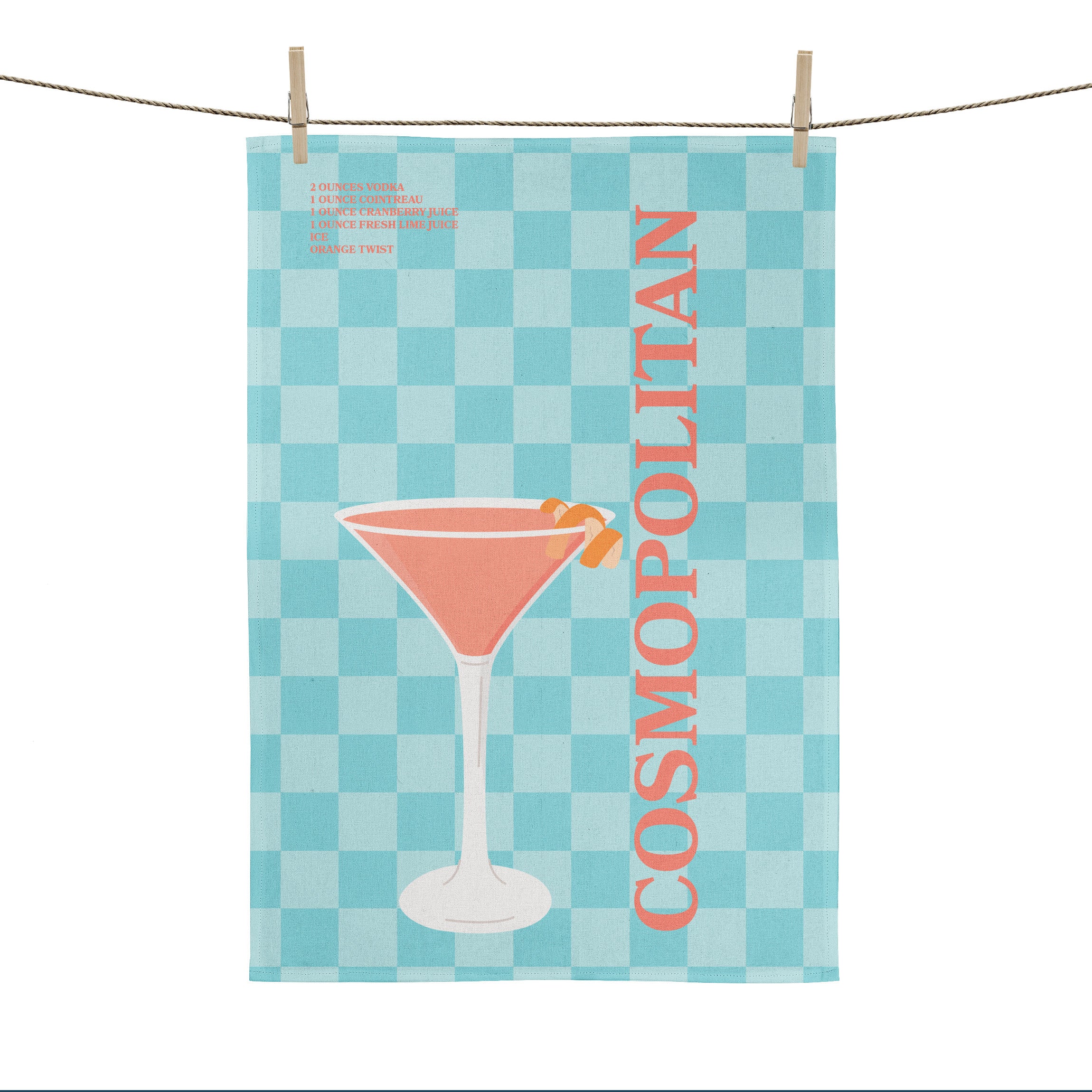 KAF Home Printed Cocktail Kitchen Towels