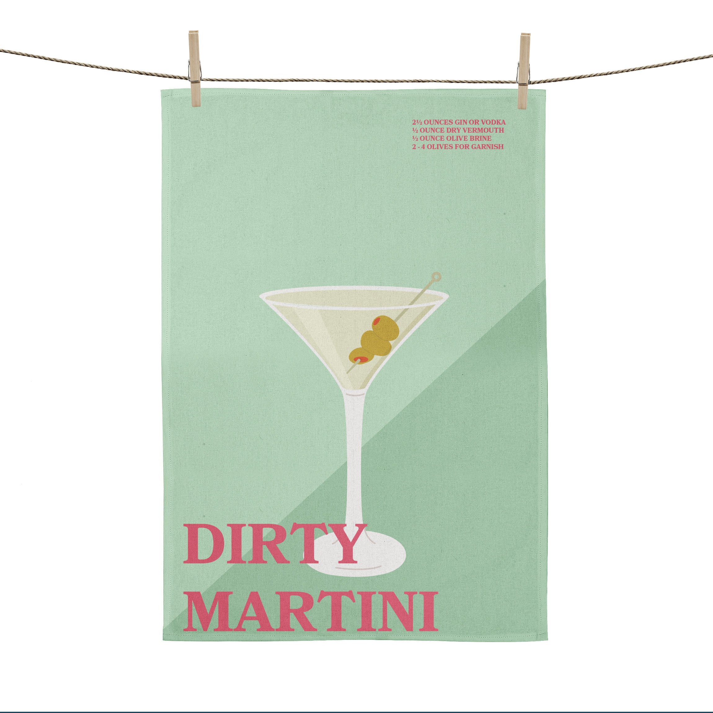 KAF Home Printed Cocktail Kitchen Towels