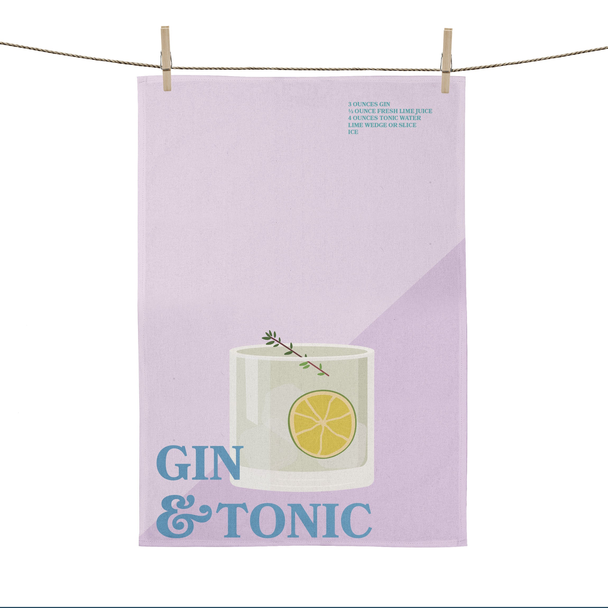 KAF Home Printed Cocktail Kitchen Towels