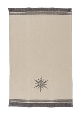 KAF Home Natural Embroidered Kitchen Towel