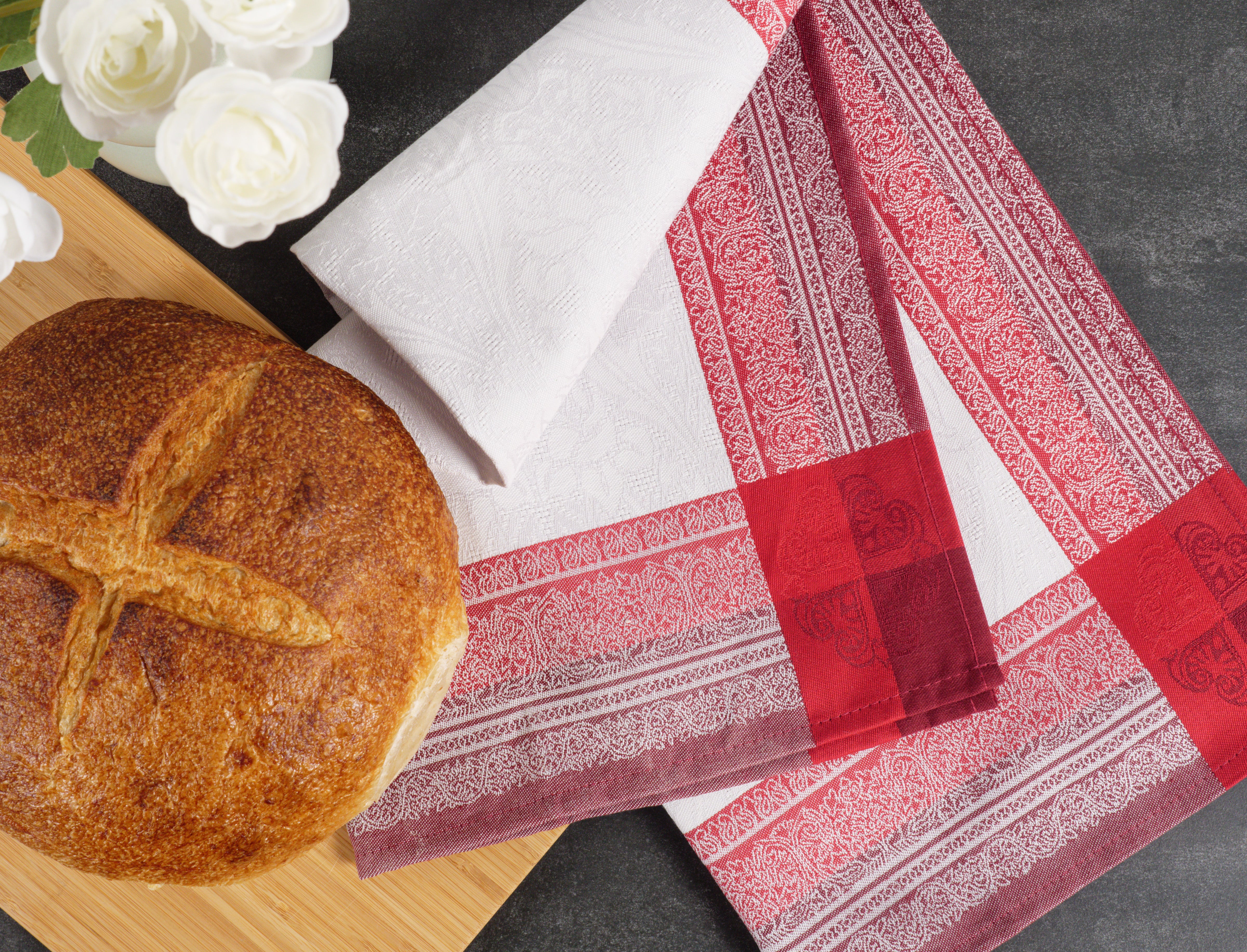 KAF Home Alma Portuguese Jacquard Cotton Kitchen Towel - 19