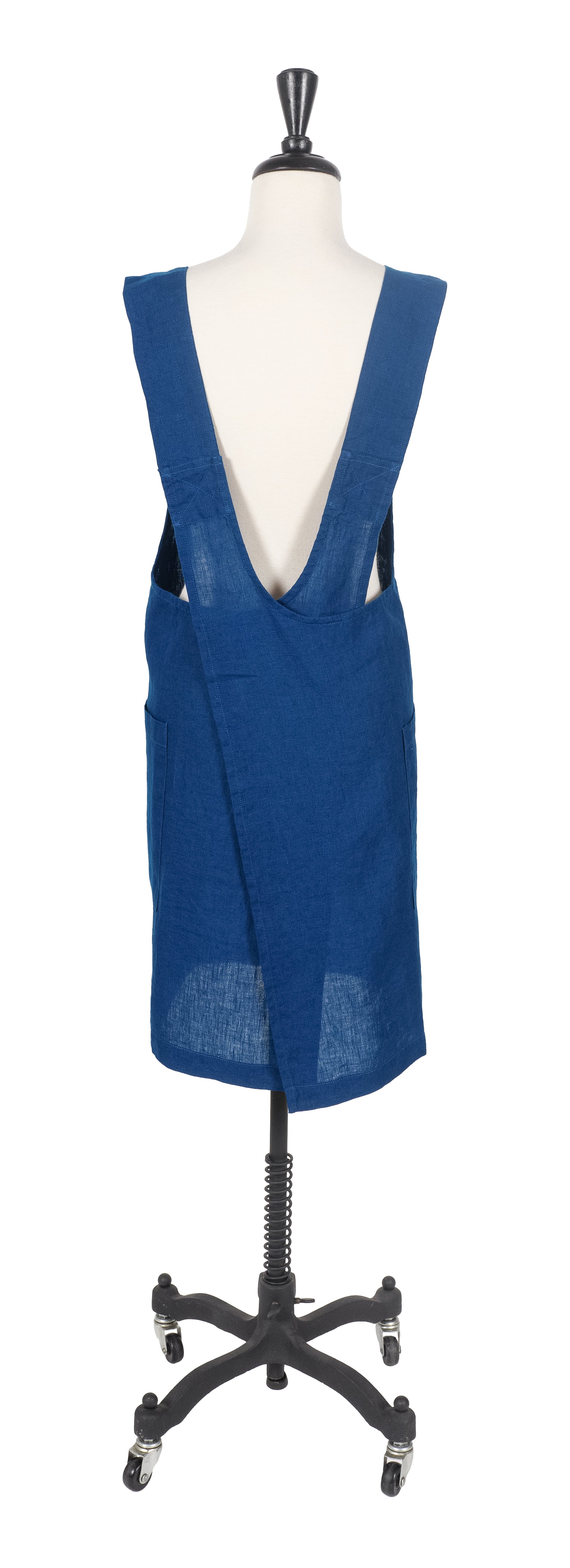 KAF Home Firenze 100% Stone Washed Linen Cross Back Smock Apron