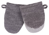 Strada Set of 2 Chambray Mini Mitts - 7"