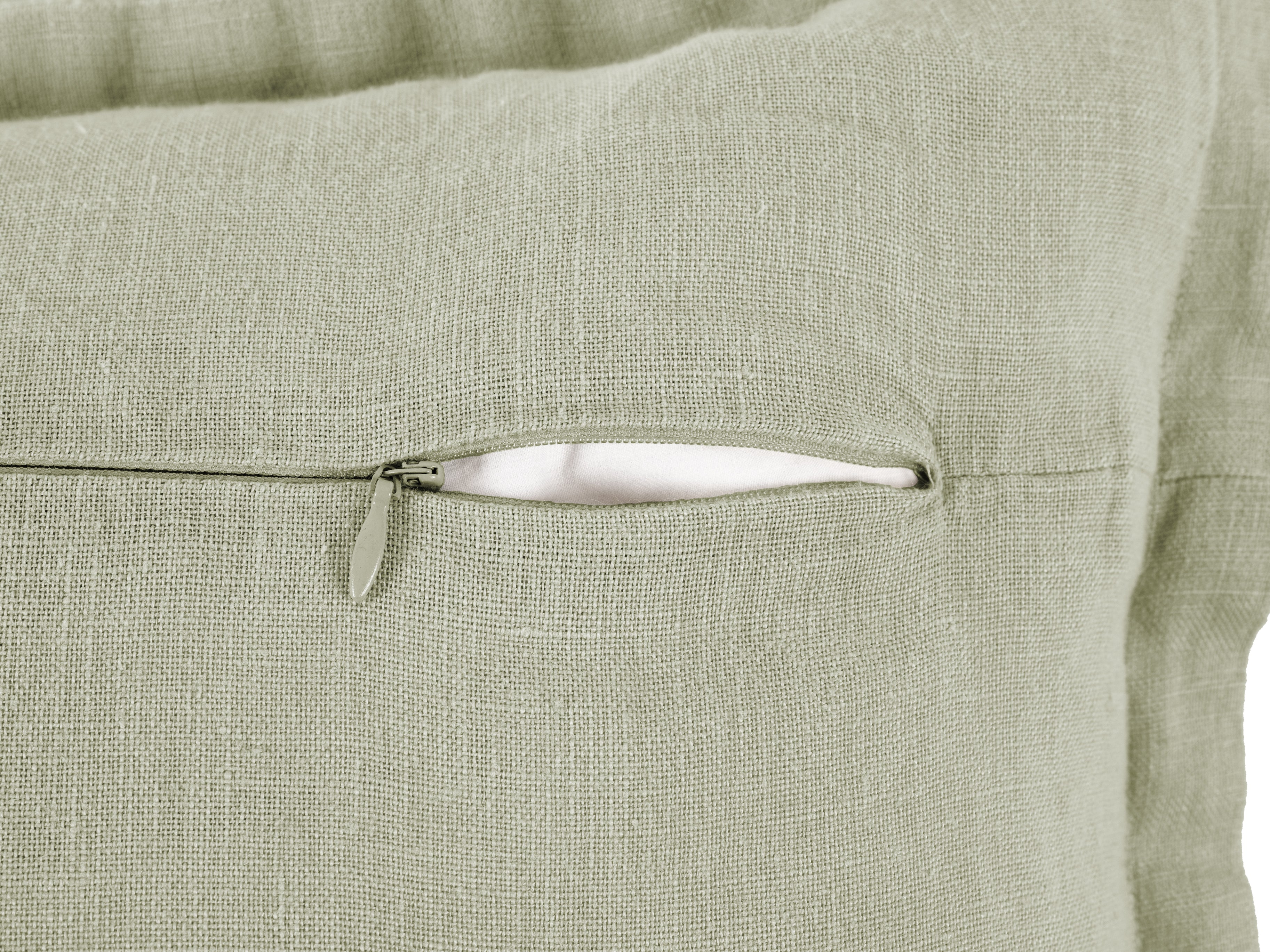 Washed Linen with Flange Decorative Pillow