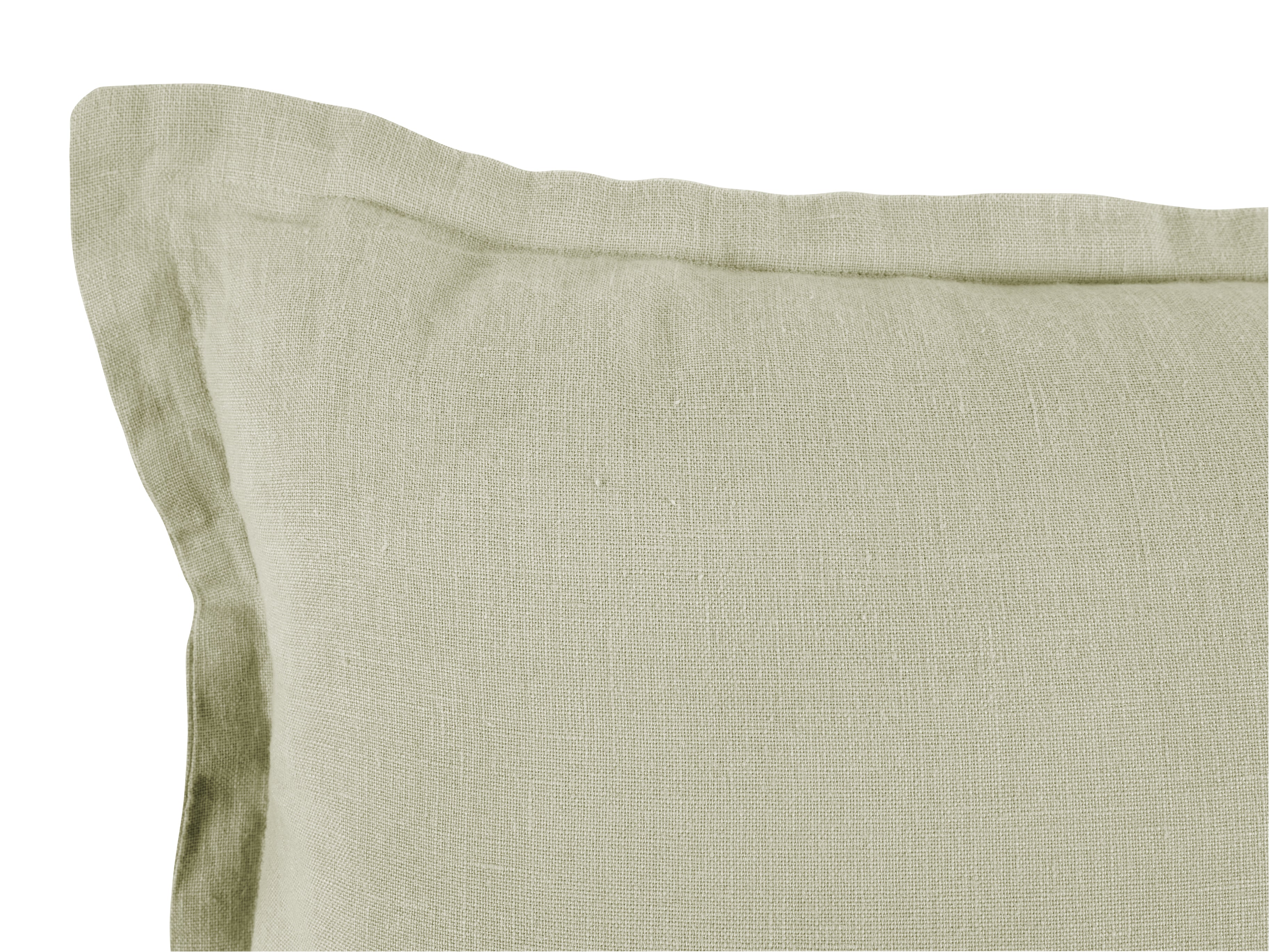 Washed Linen with Flange Decorative Pillow