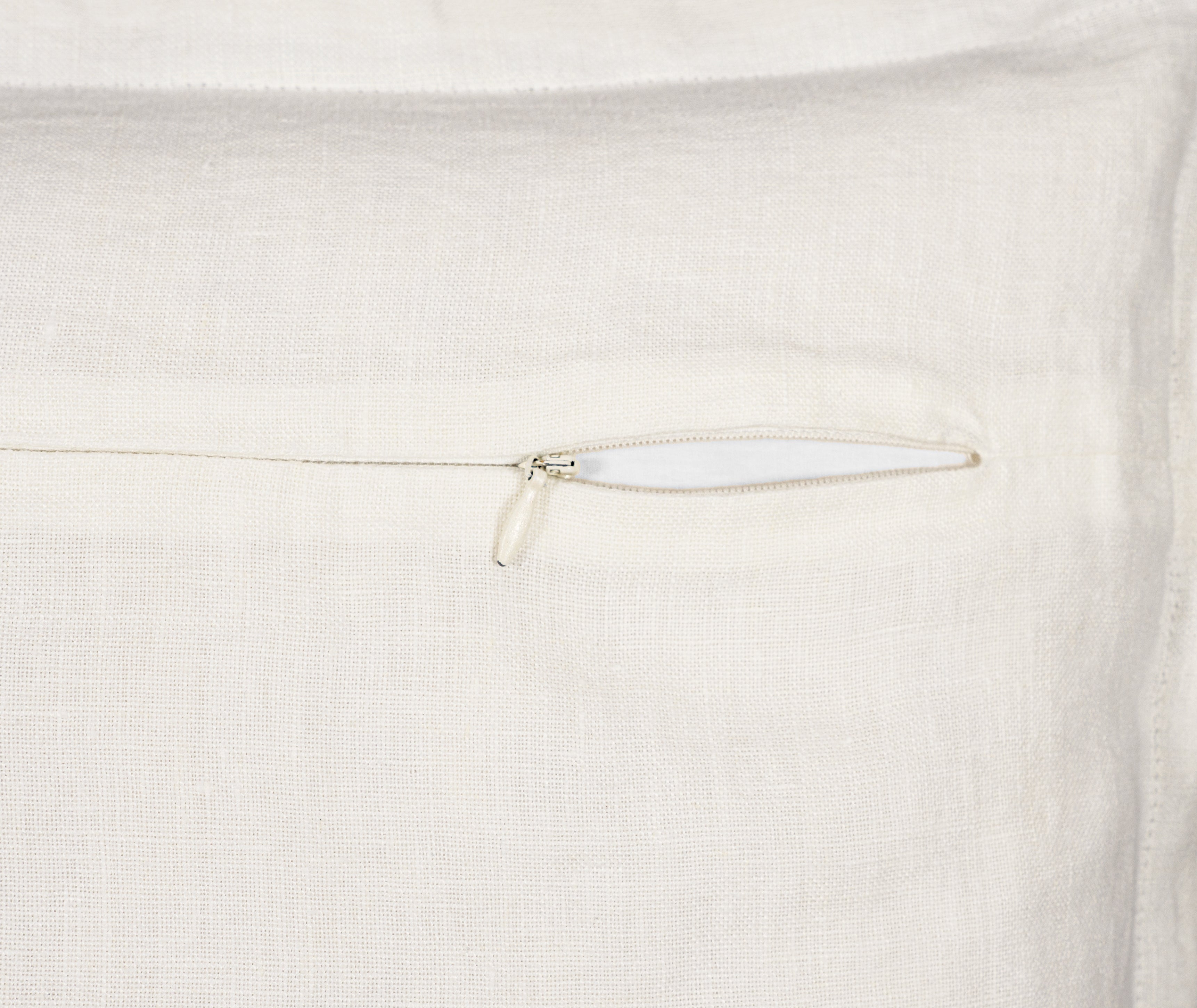 Washed Linen with Flange Decorative Pillow