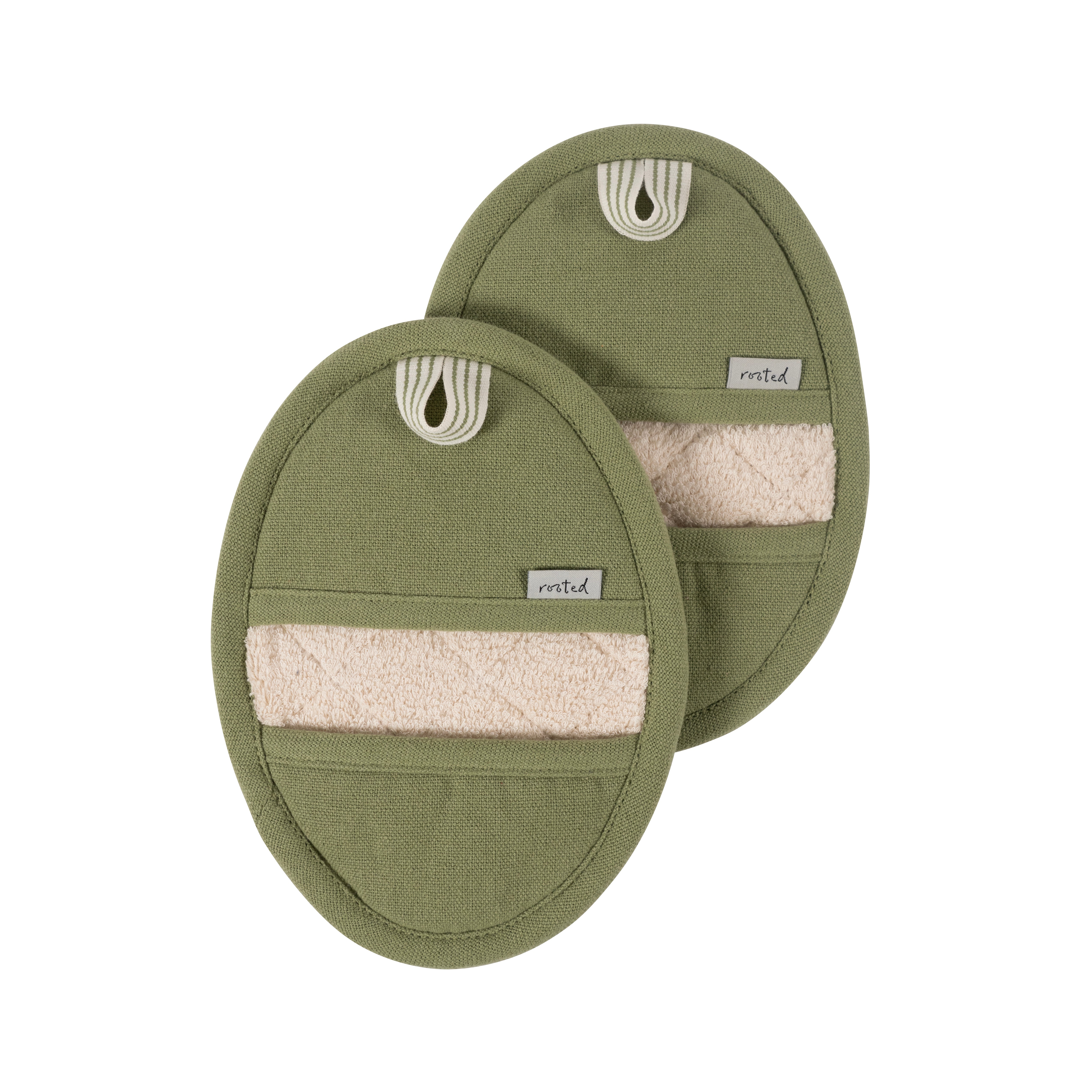 KAF Home Rooted Sustainable Set Of 2 Pot Grabbers 6