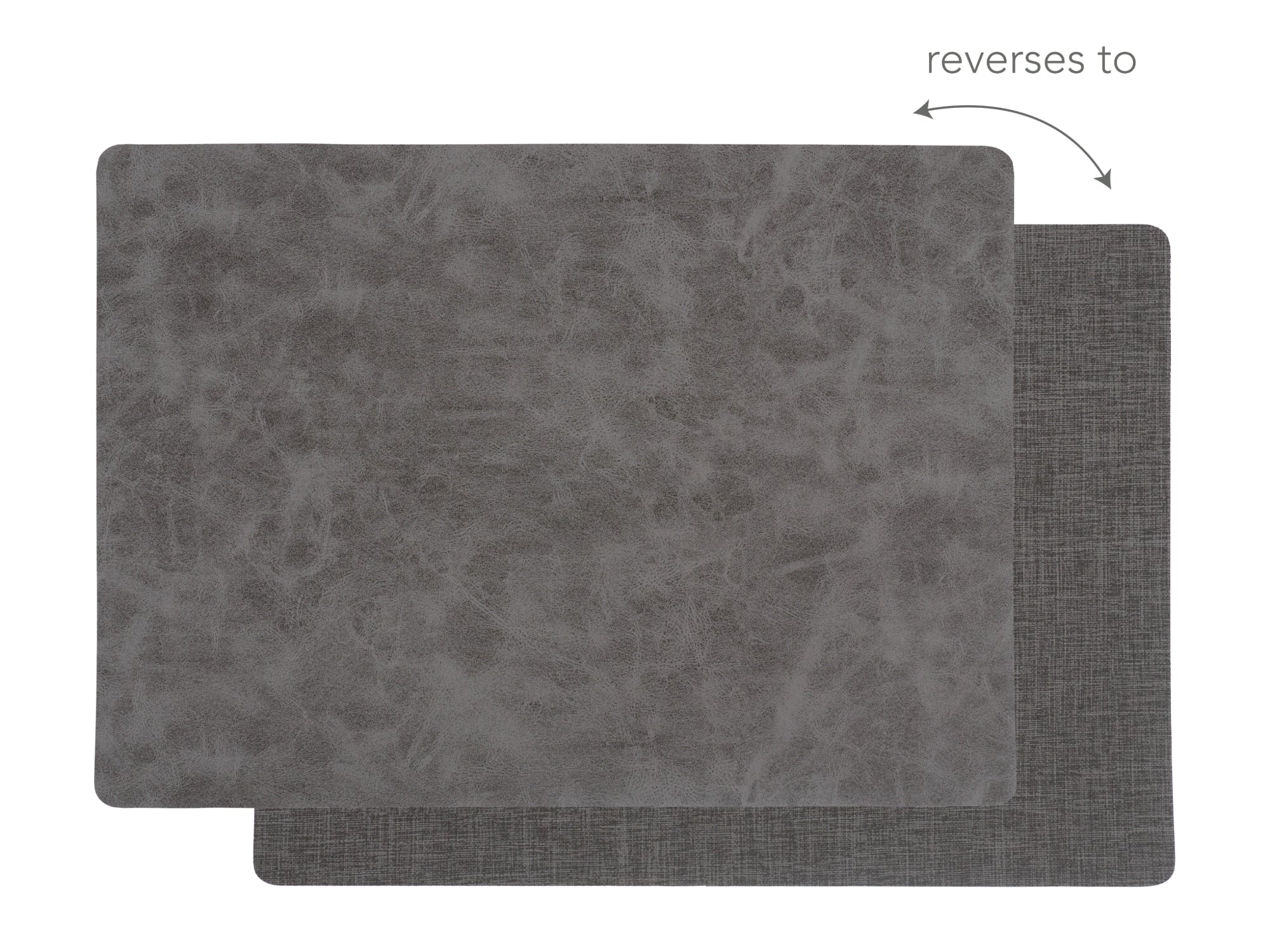 KAF Home Santiago Faux Leather Placemat, 13