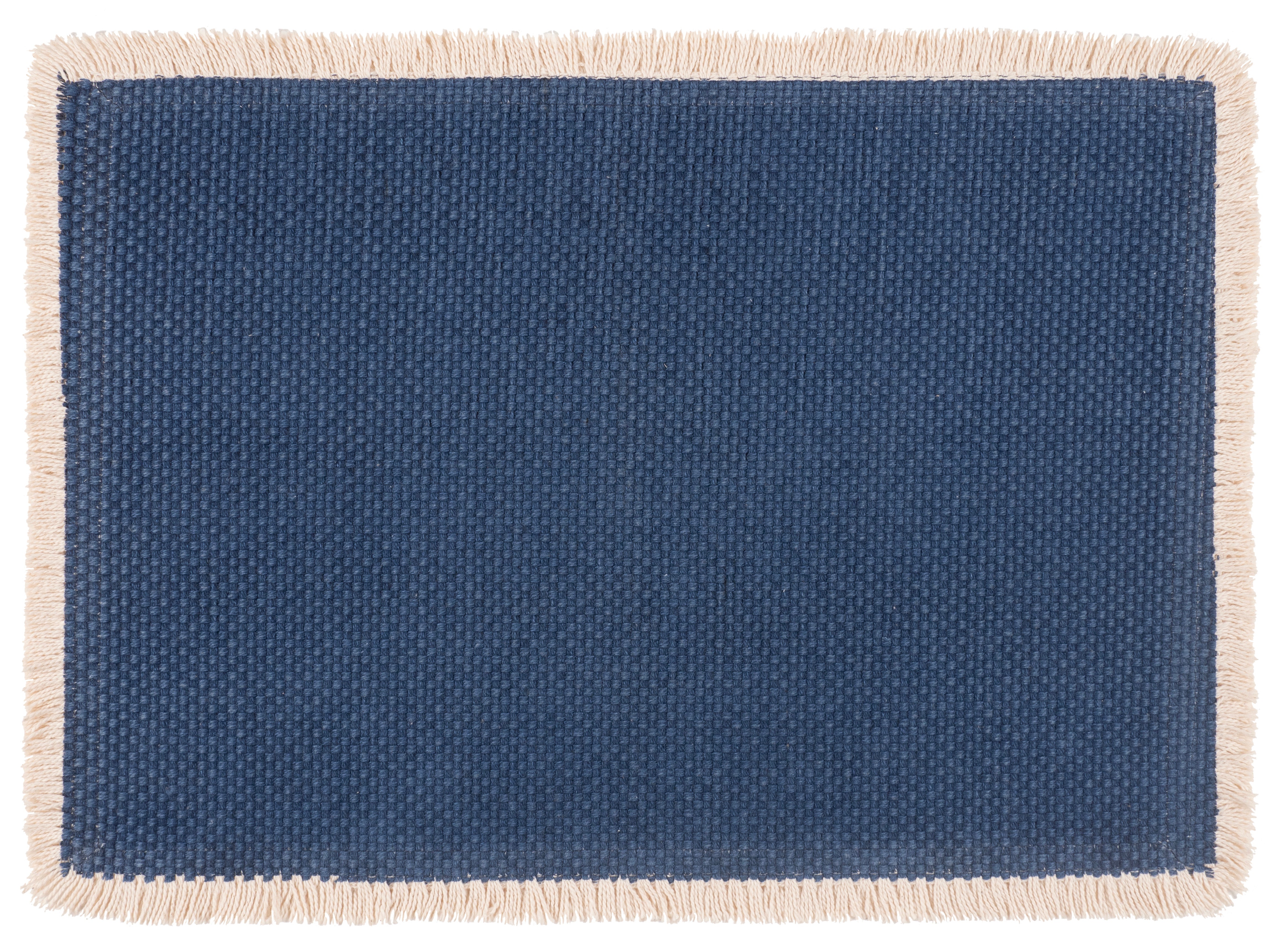 Verona 100% Cotton Woven Placemat With Fringe Trim-13