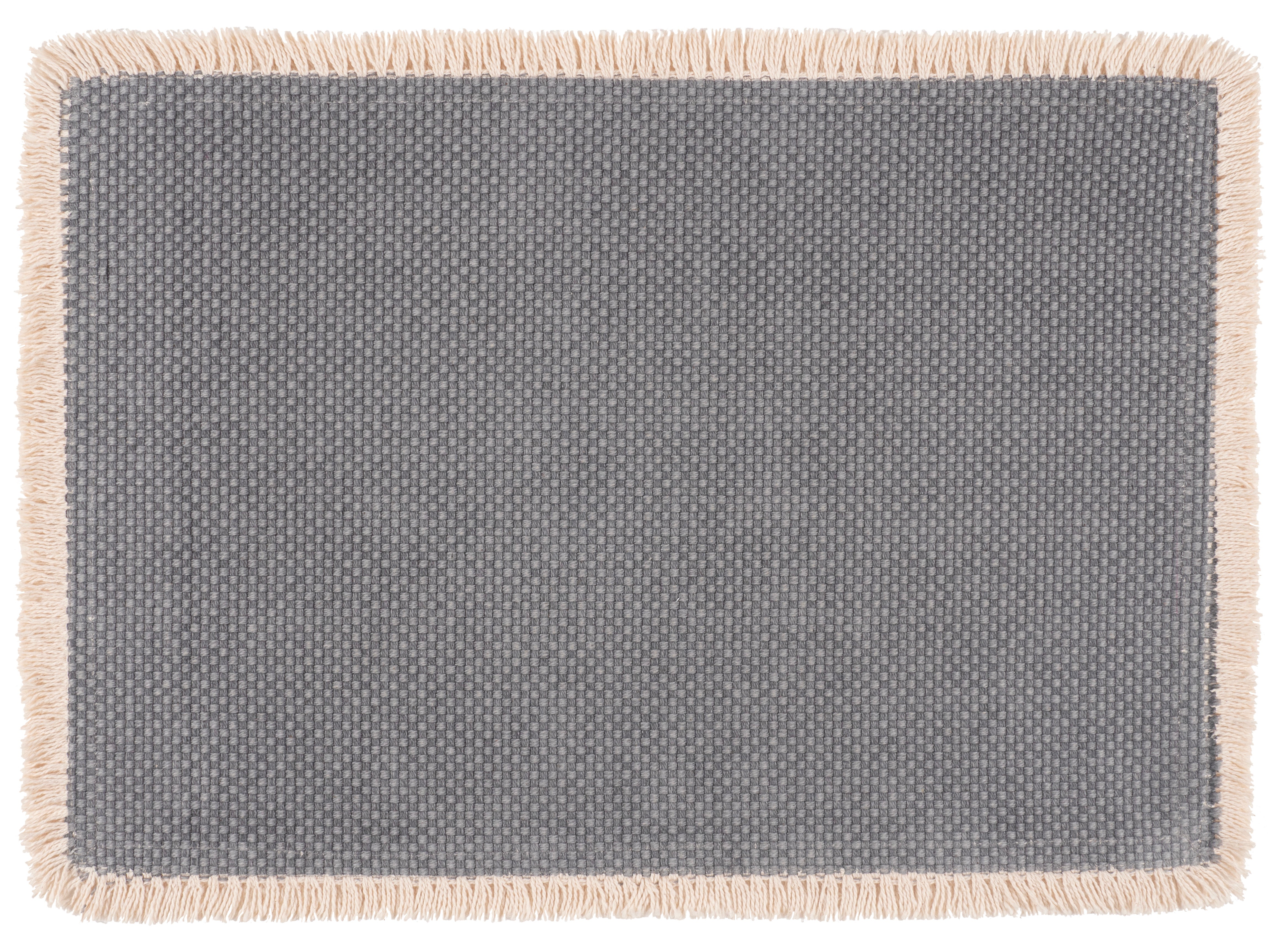 Verona 100% Cotton Woven Placemat With Fringe Trim-13