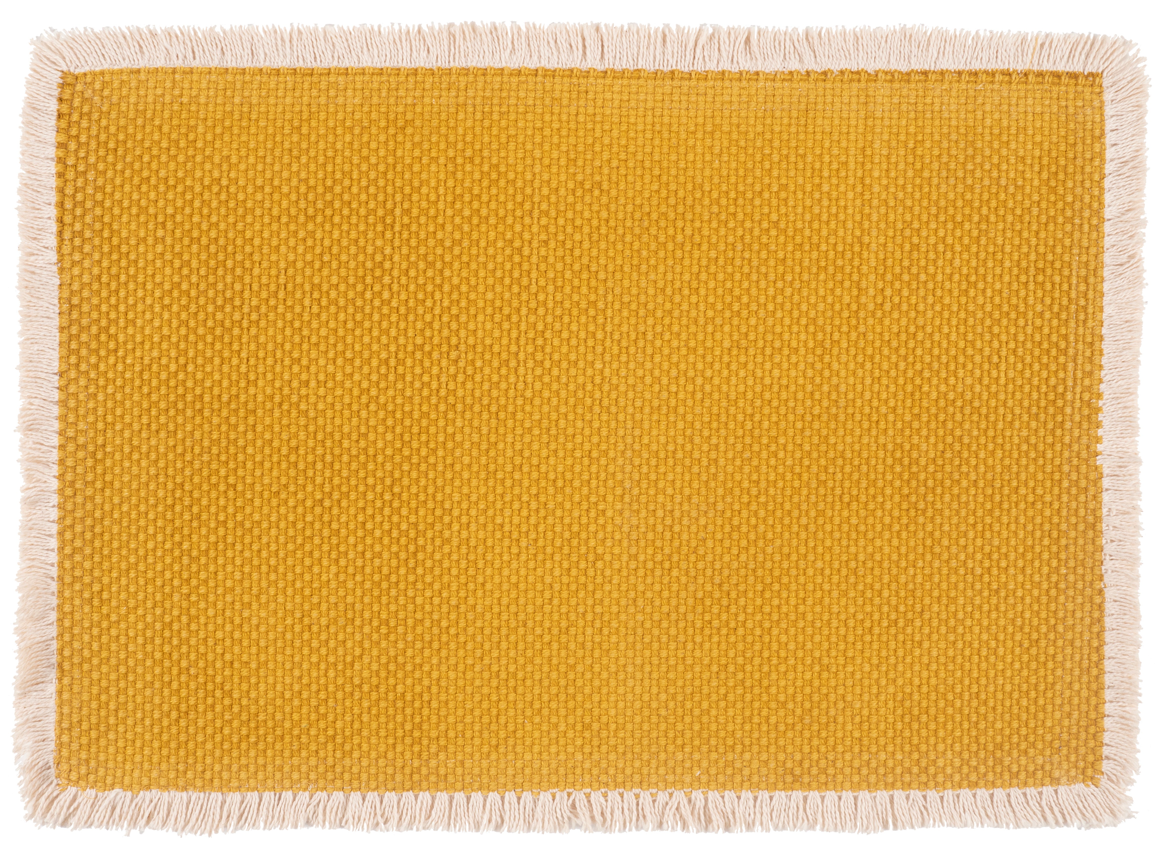 Verona 100% Cotton Woven Placemat With Fringe Trim-13