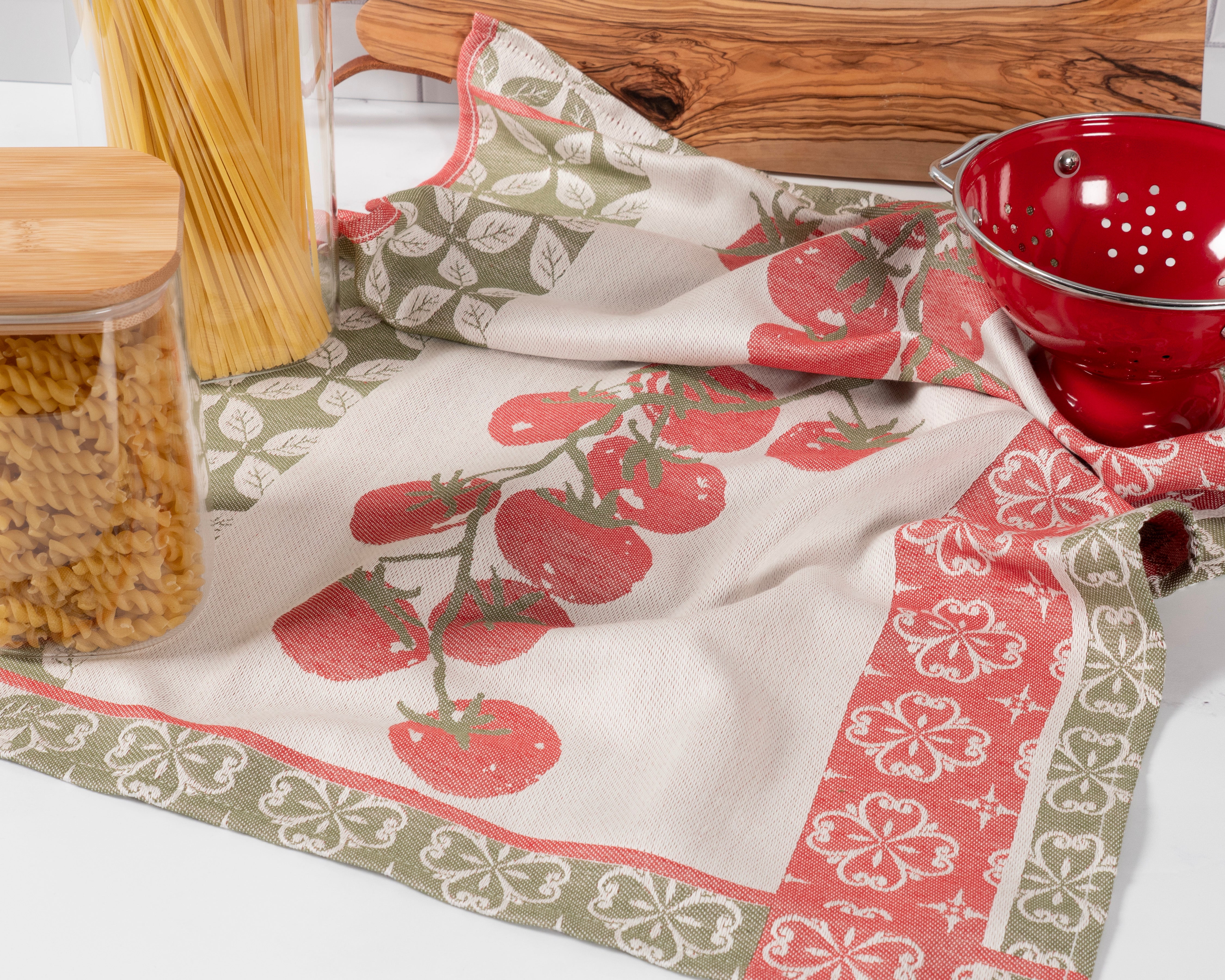 KAF Home 100% Cotton Portuguese Jacquard Kitchen Towels - 19