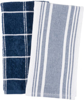 Cat Cora Set Of 2 Reverse Terry Kitchen Towels