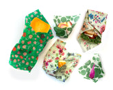 Z Wraps 5-pack: 2 Small, 2 Medium, 1 Large Reusable Food Wraps