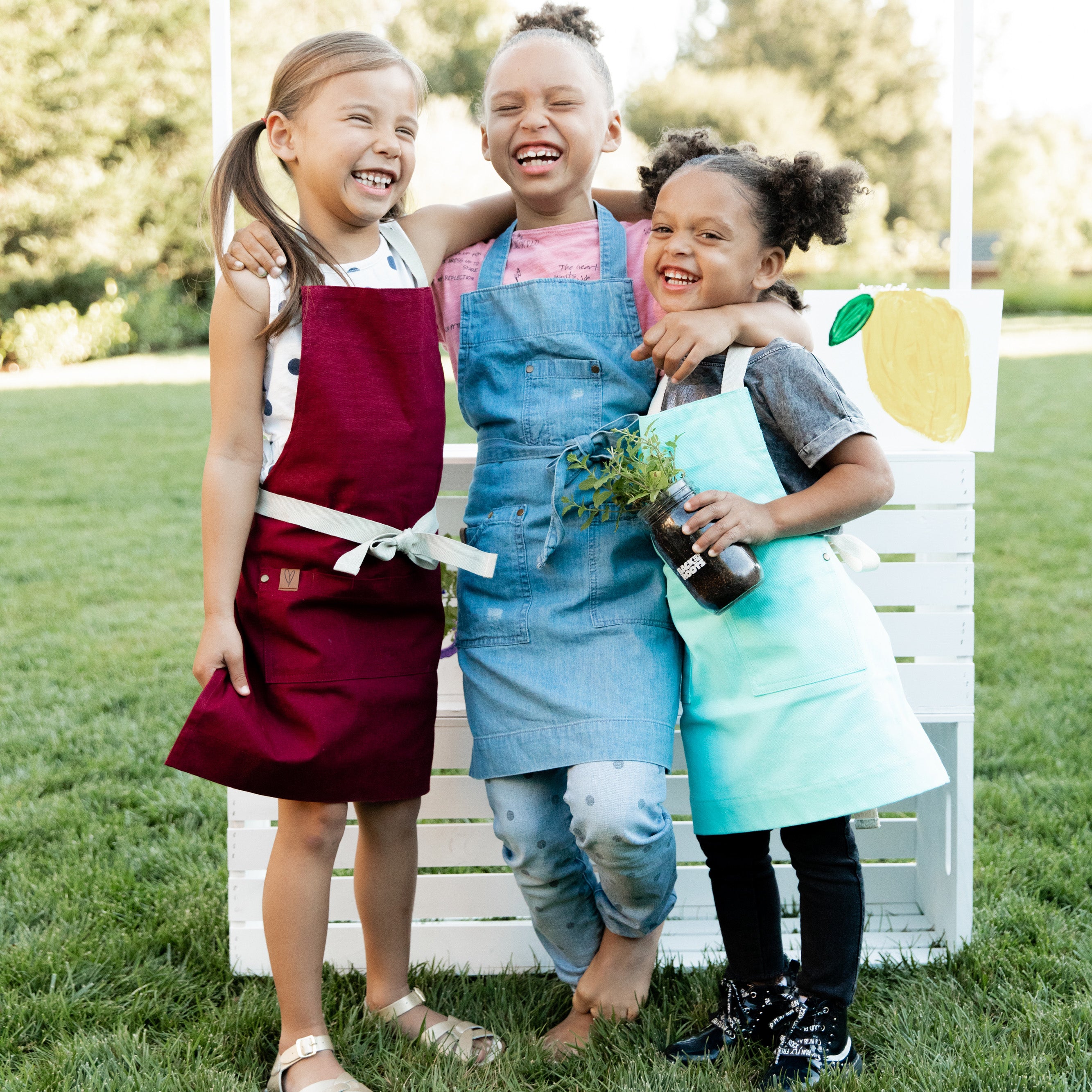 Ayesha Curry Kids Denim Apron