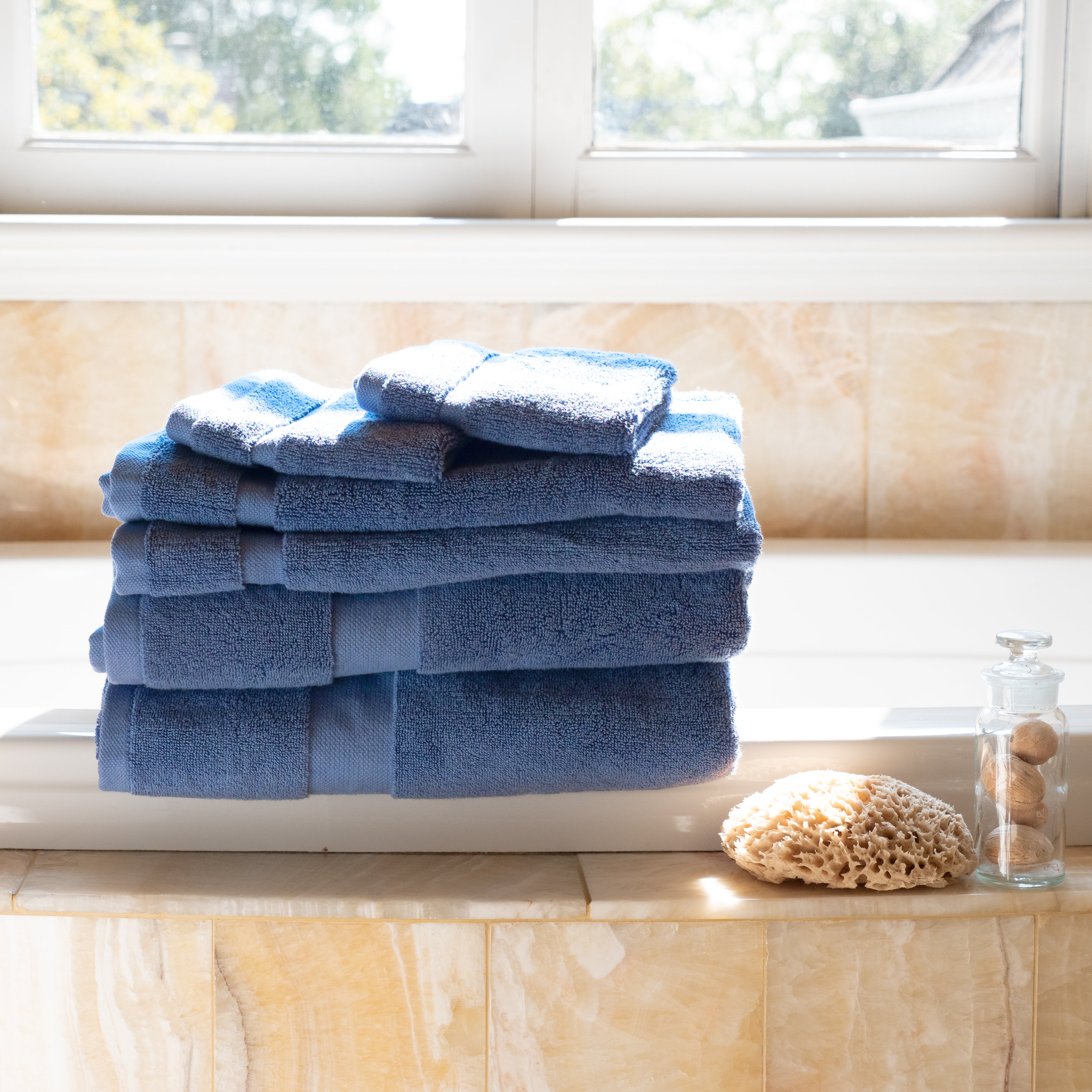 Taupe 6-pc. Cotton Bath Towel Set