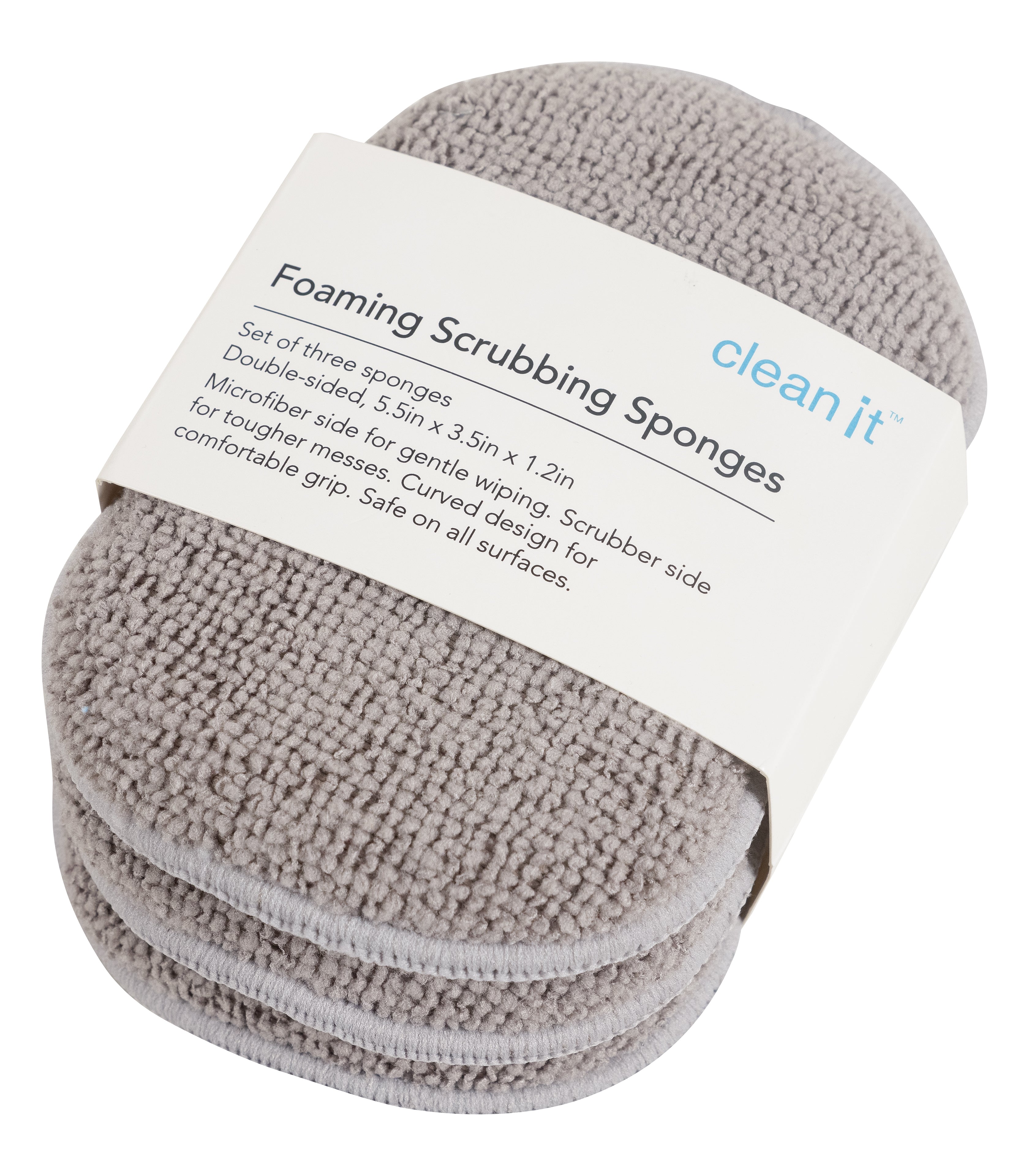 Clean It Set of 3 Dual Sided Utility Sponges