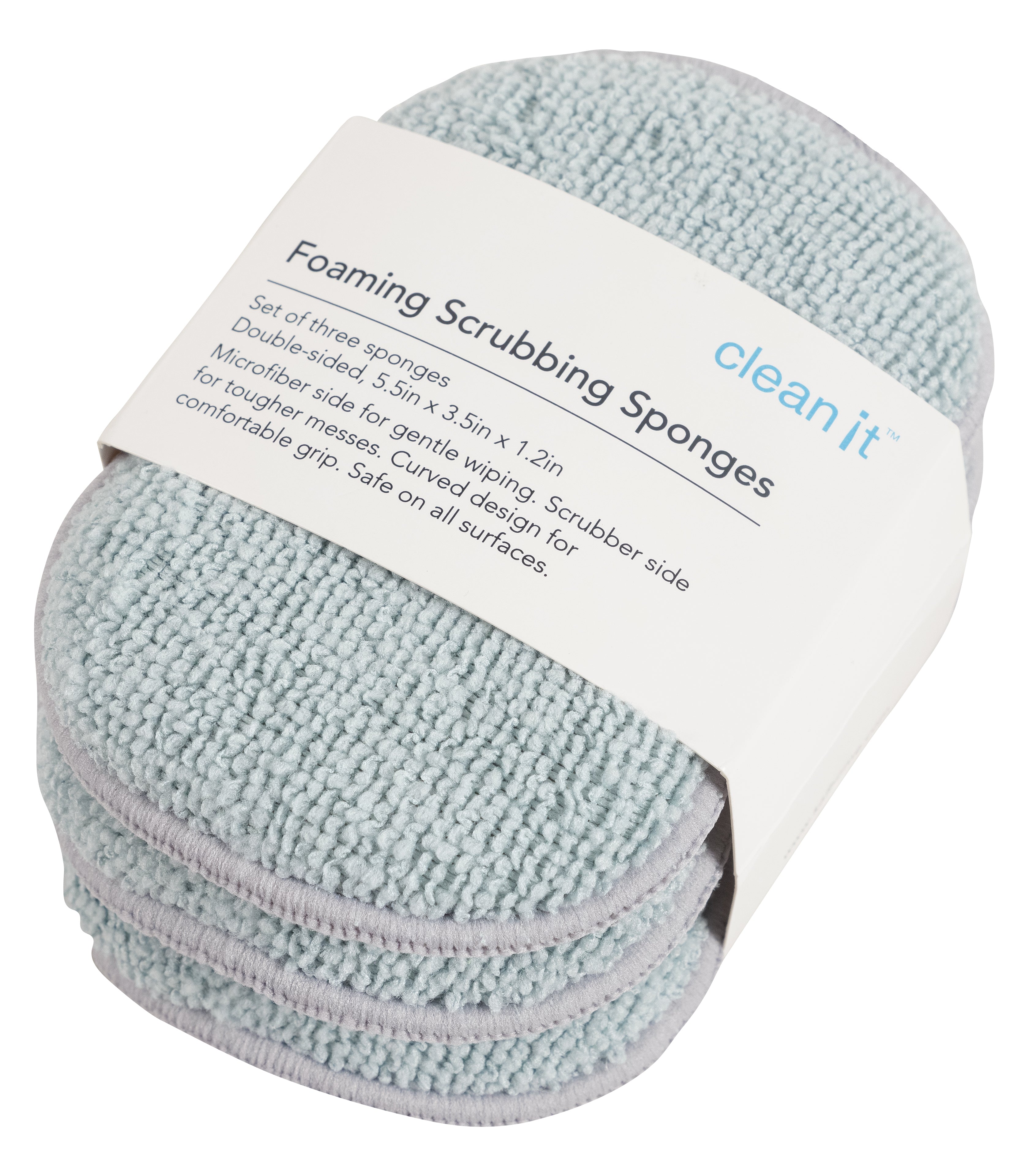 Clean It Set of 3 Dual Sided Utility Sponges