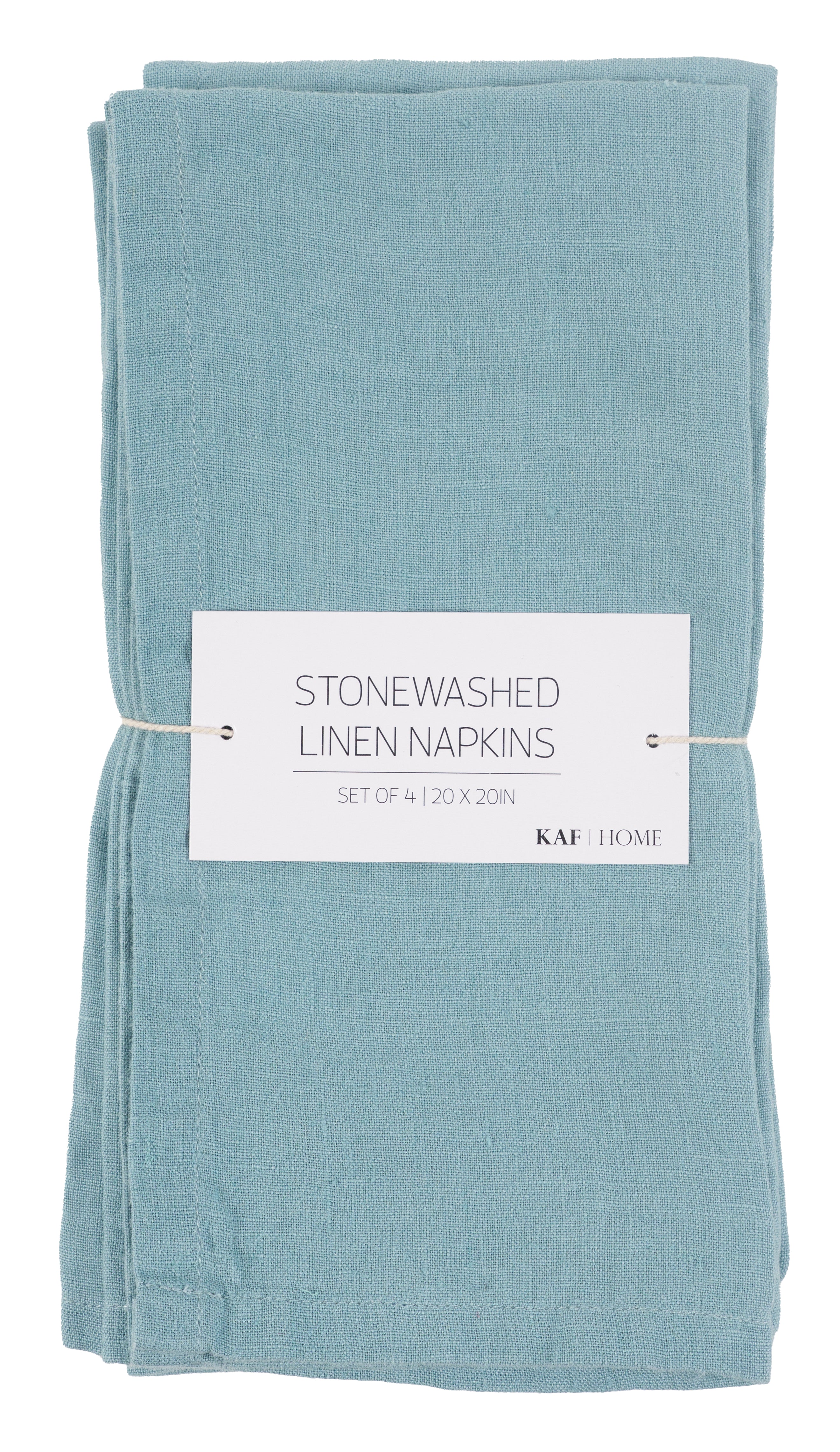 KAF Home Verona 100% Stone Washed Linen Napkins