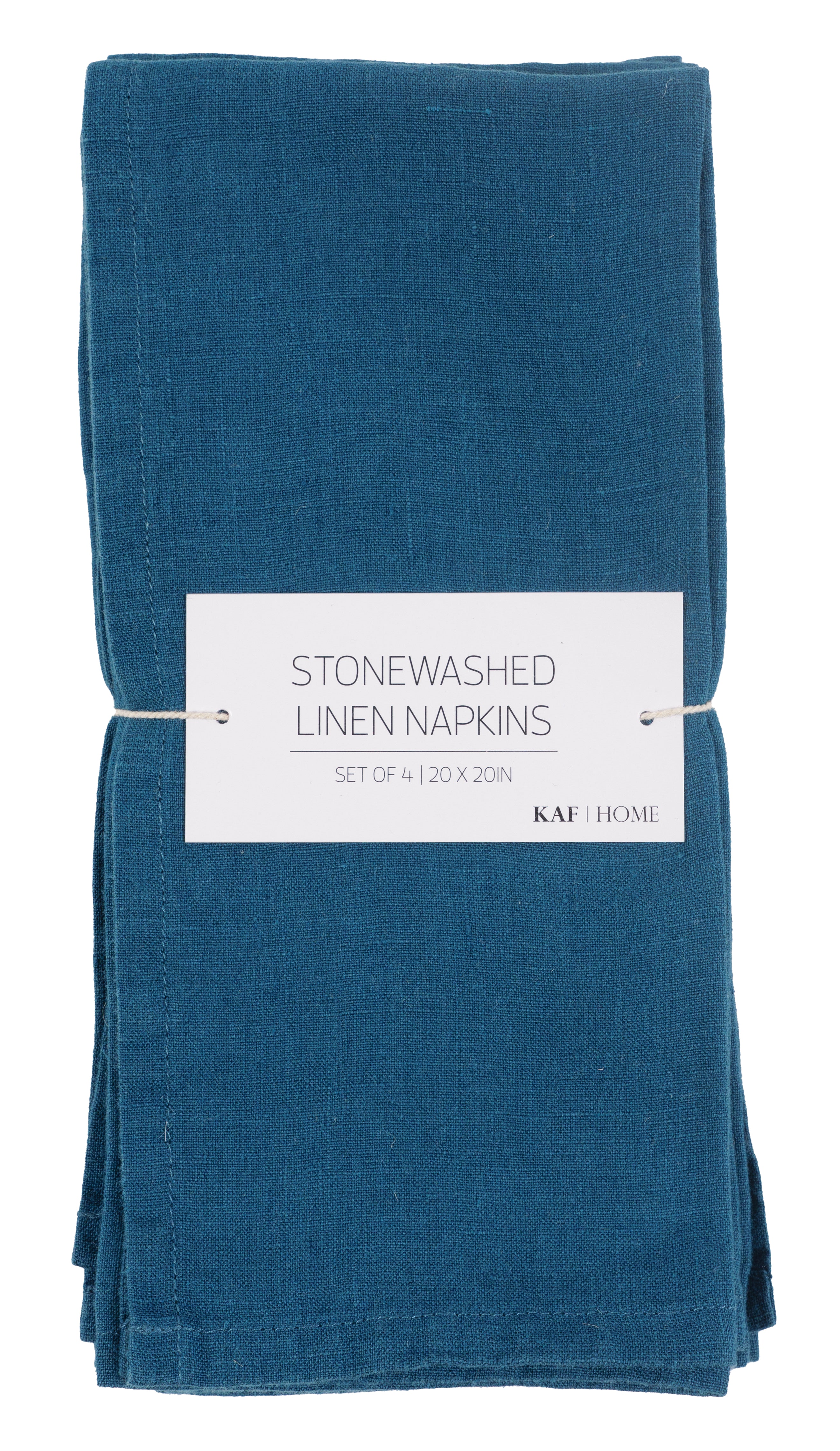 KAF Home Verona 100% Stone Washed Linen Napkins