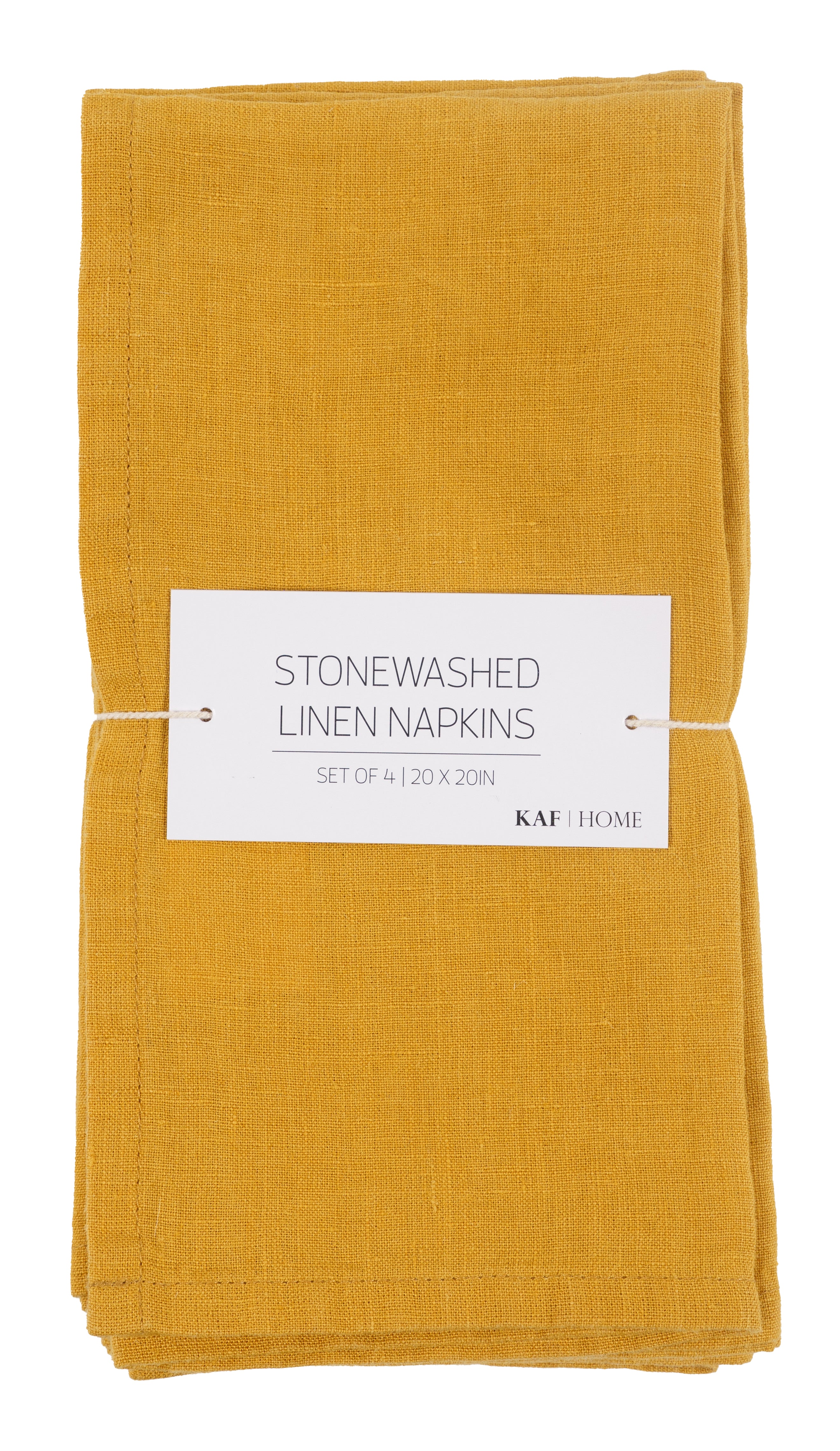 KAF Home Verona 100% Stone Washed Linen Napkins