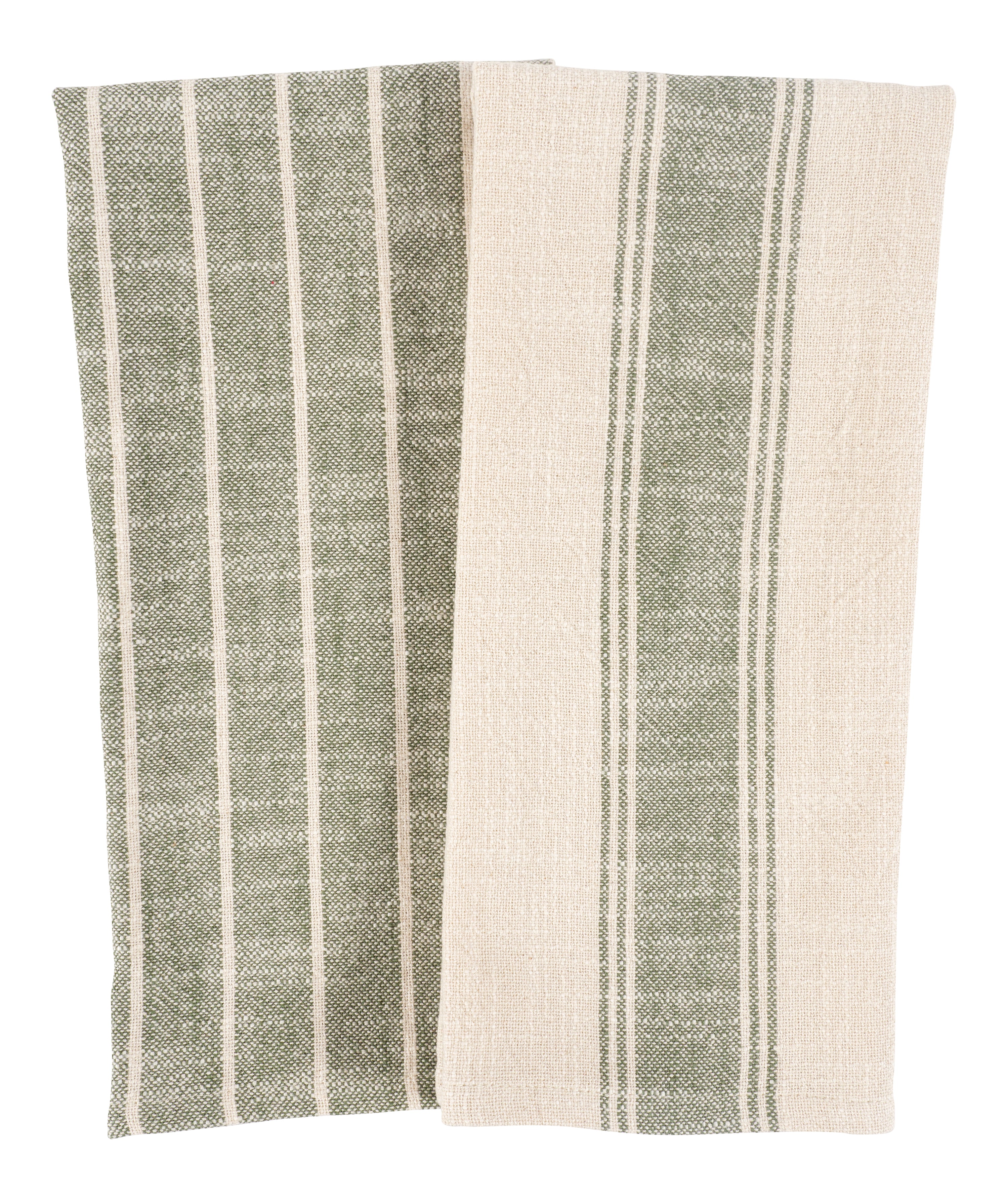 Classic Linen Kitchen Towels Set of 2 100% Pure Linen Dish 