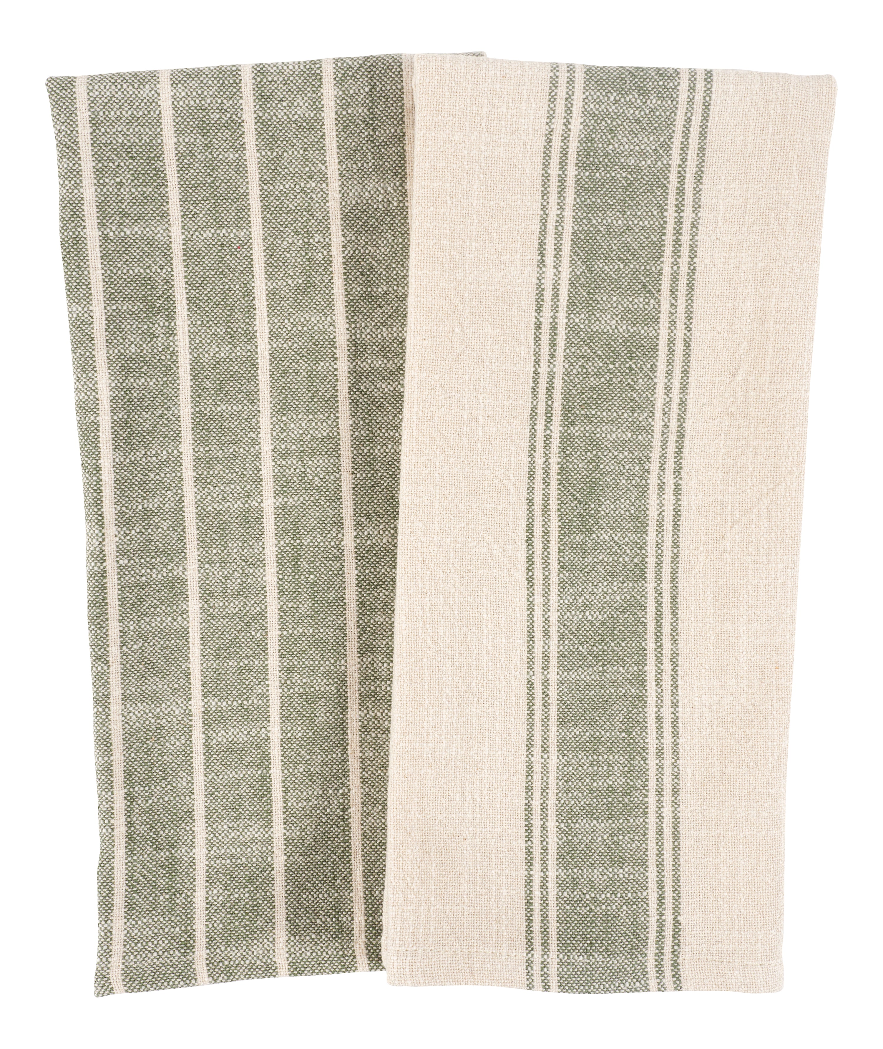 Farmhouse Woven Cotton Kitchen Towels - Set of 5