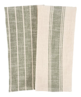KAF Home Firenze Natural Rustic Farmhouse Slubbed Kitchen Towels