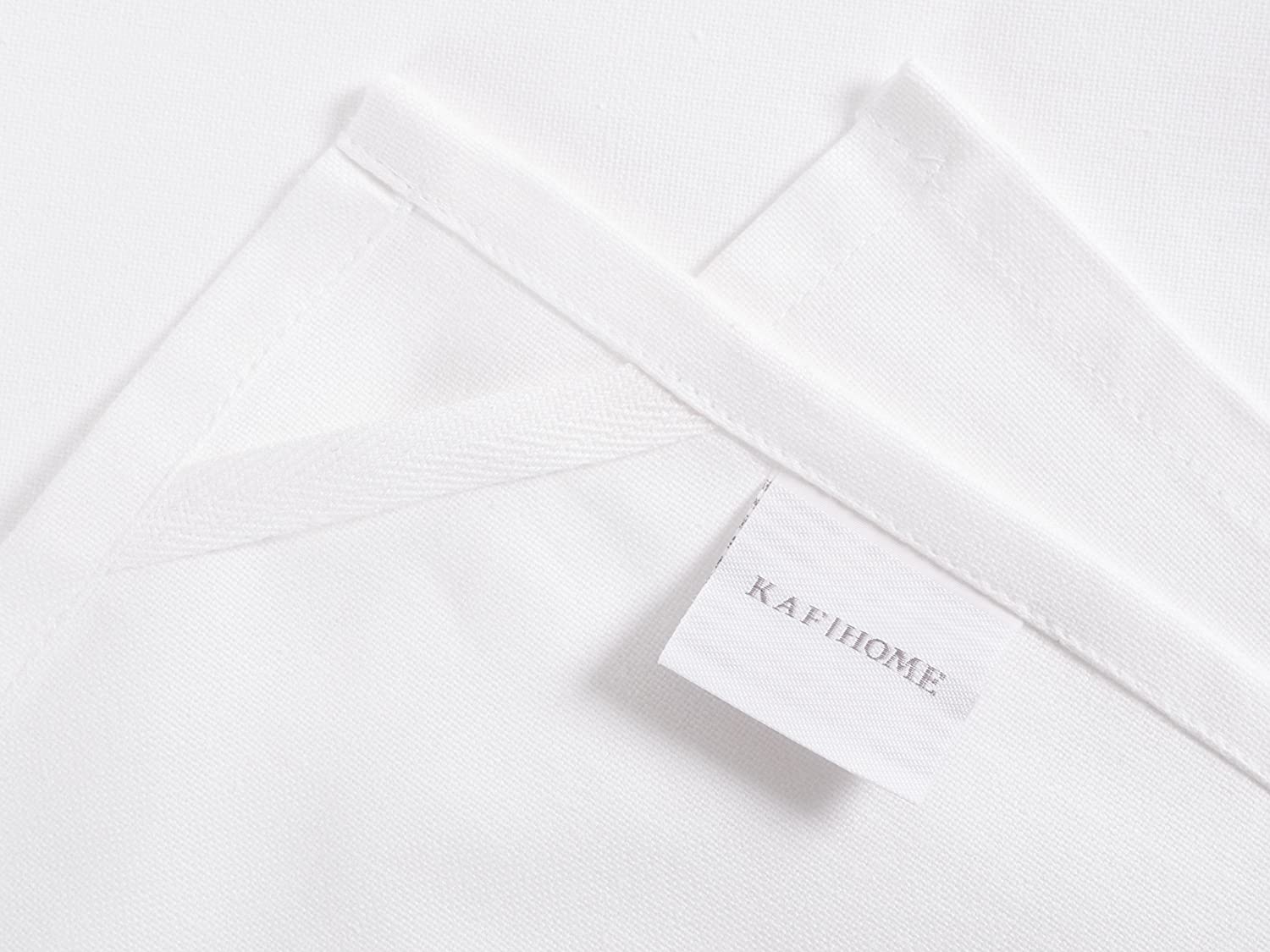 Plain Weave White Kitchen Towels