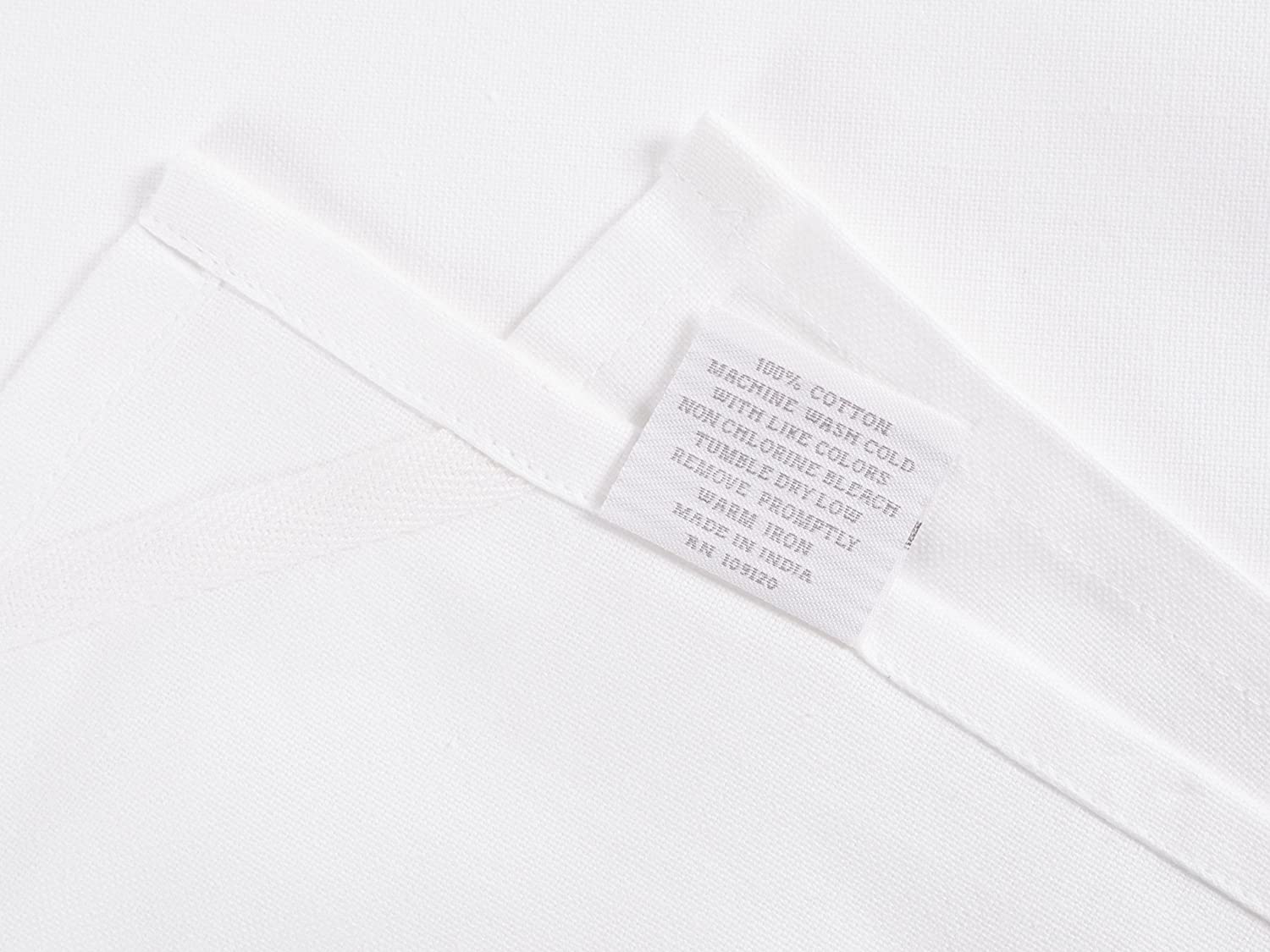 Plain Weave White Kitchen Towels