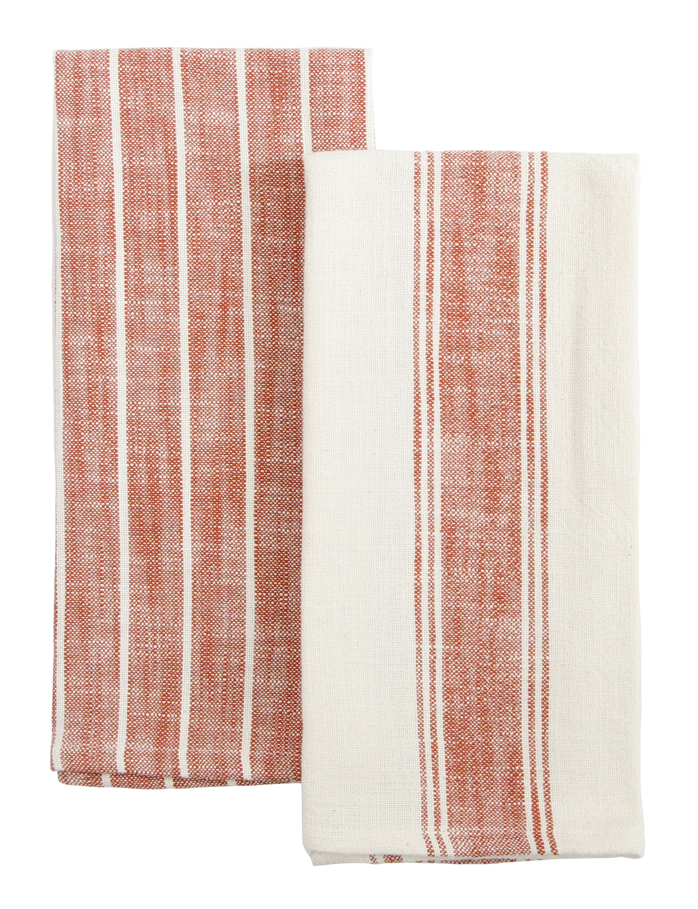 KAF Home Firenze Natural Rustic Farmhouse Slubbed Kitchen Towels