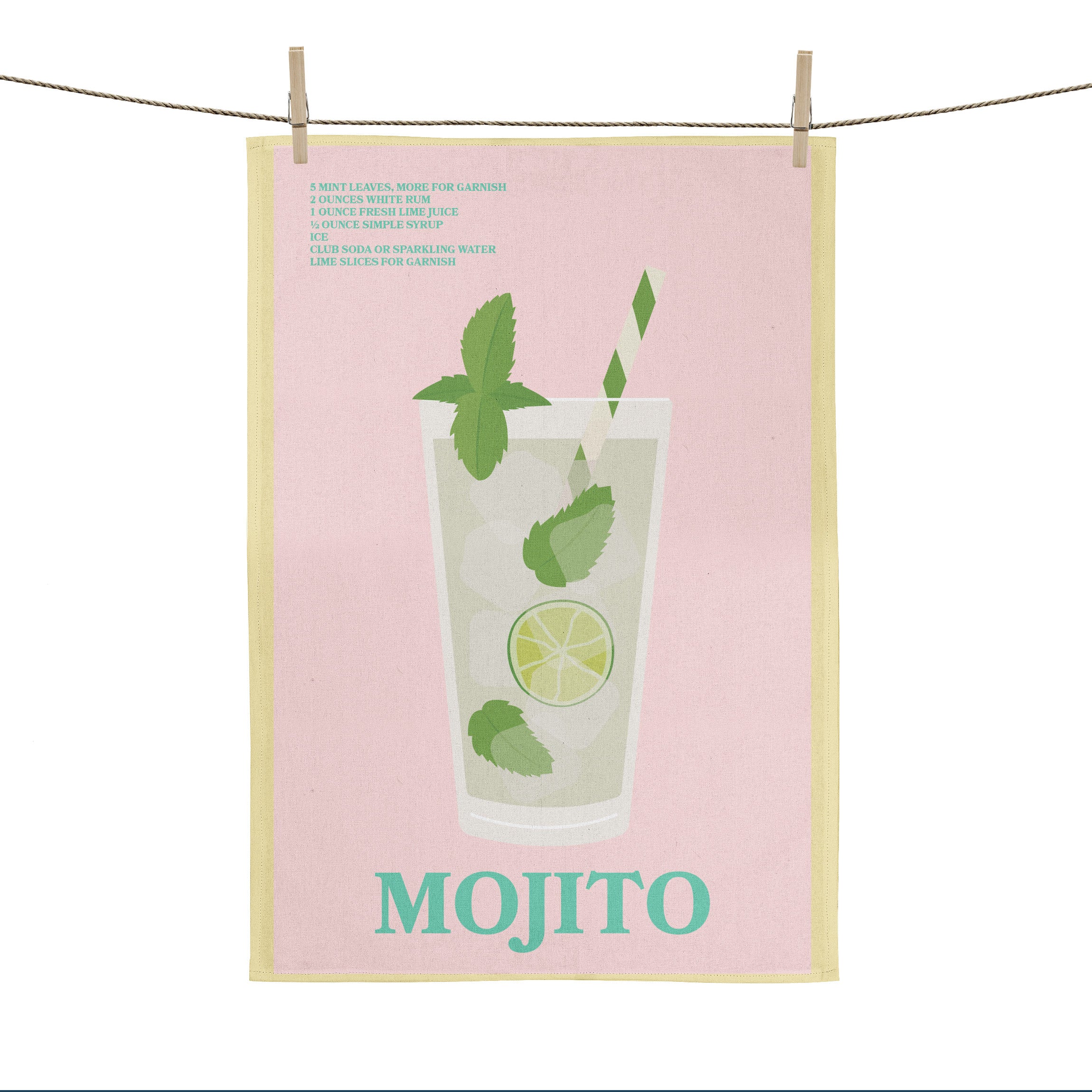 KAF Home Printed Cocktail Kitchen Towels