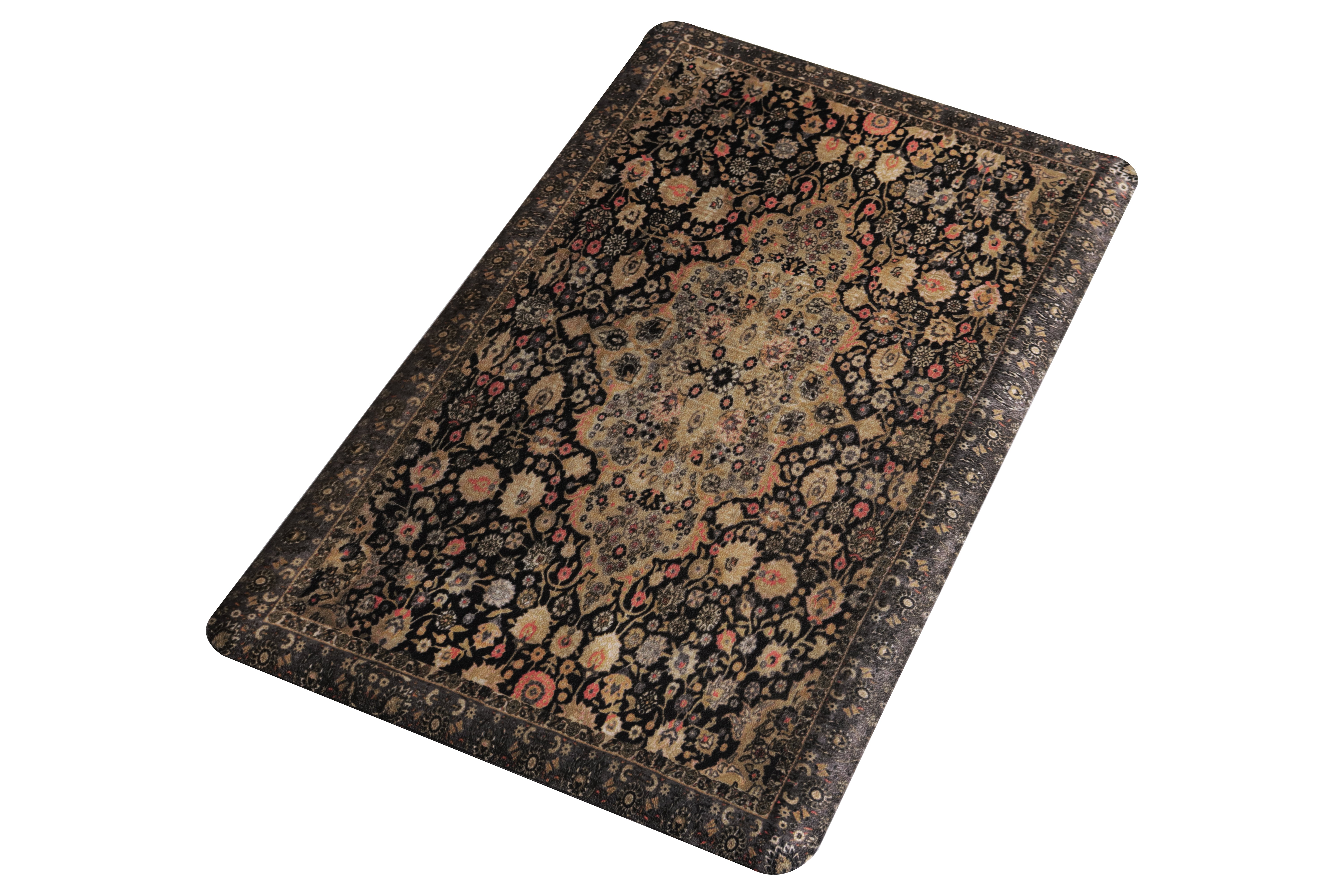 KAF Home Persian Print Anti Fatigue Mats - Beveled Edge