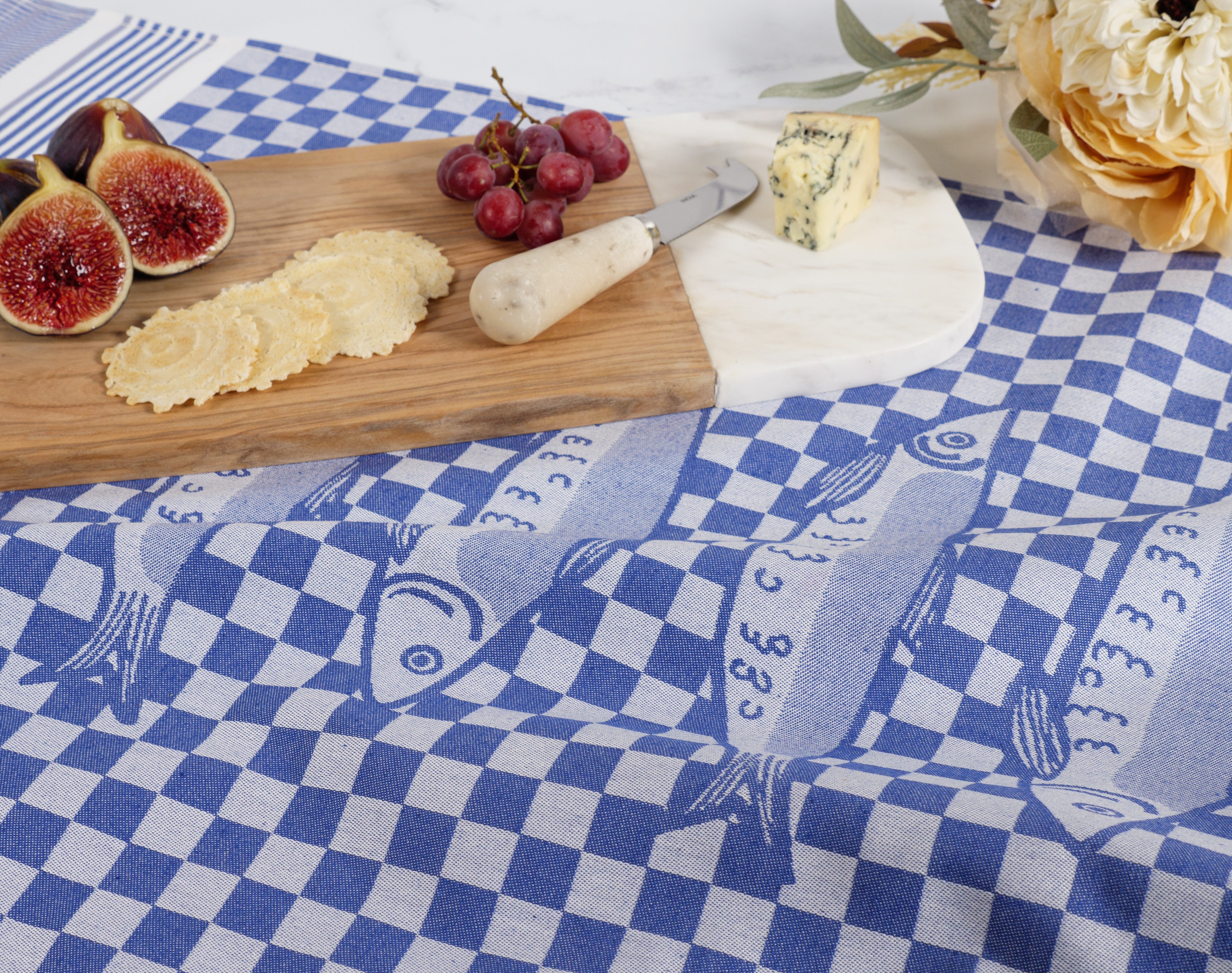KAF Home 100% Cotton Portuguese Jacquard Kitchen Towels - 19
