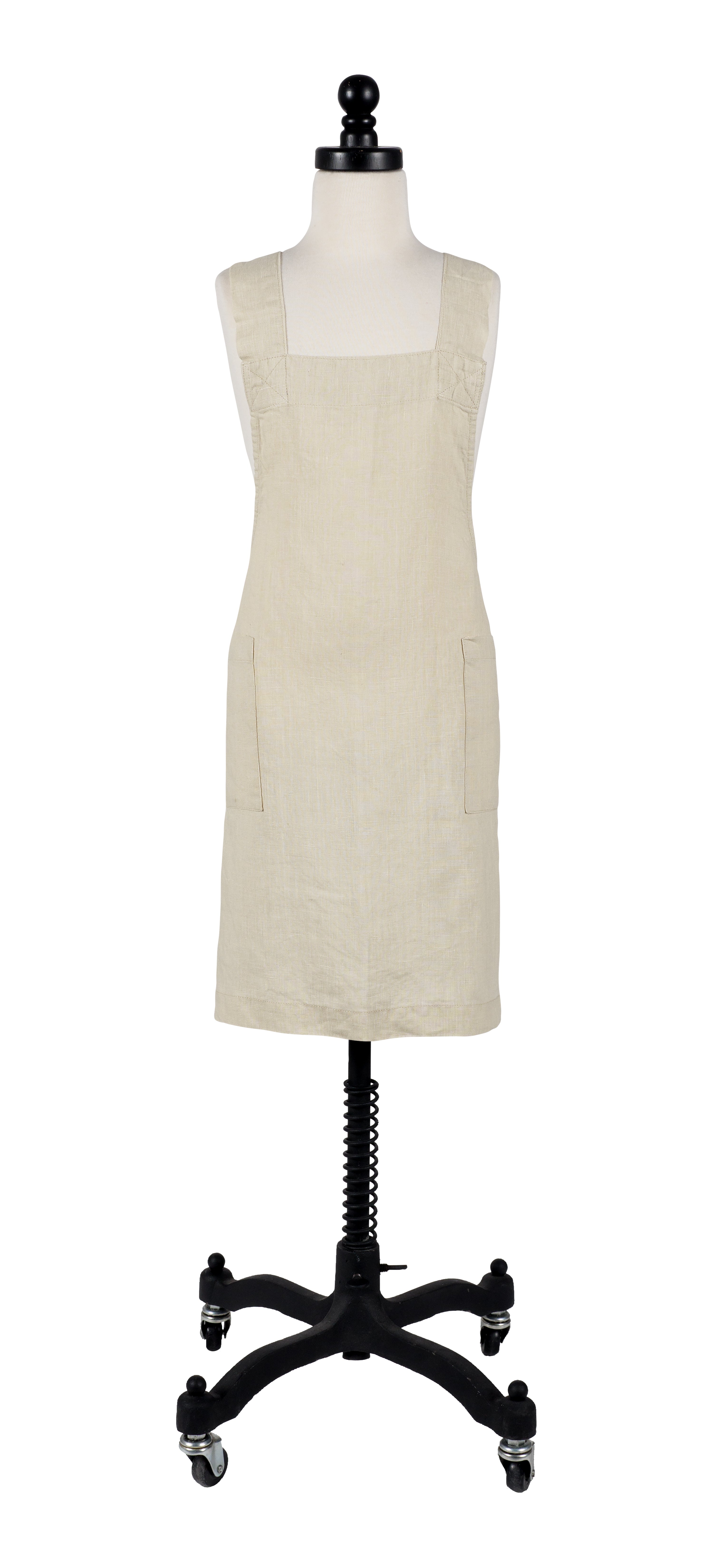 KAF Home Firenze Kids 100% Stonewashed Linen Smock Apron