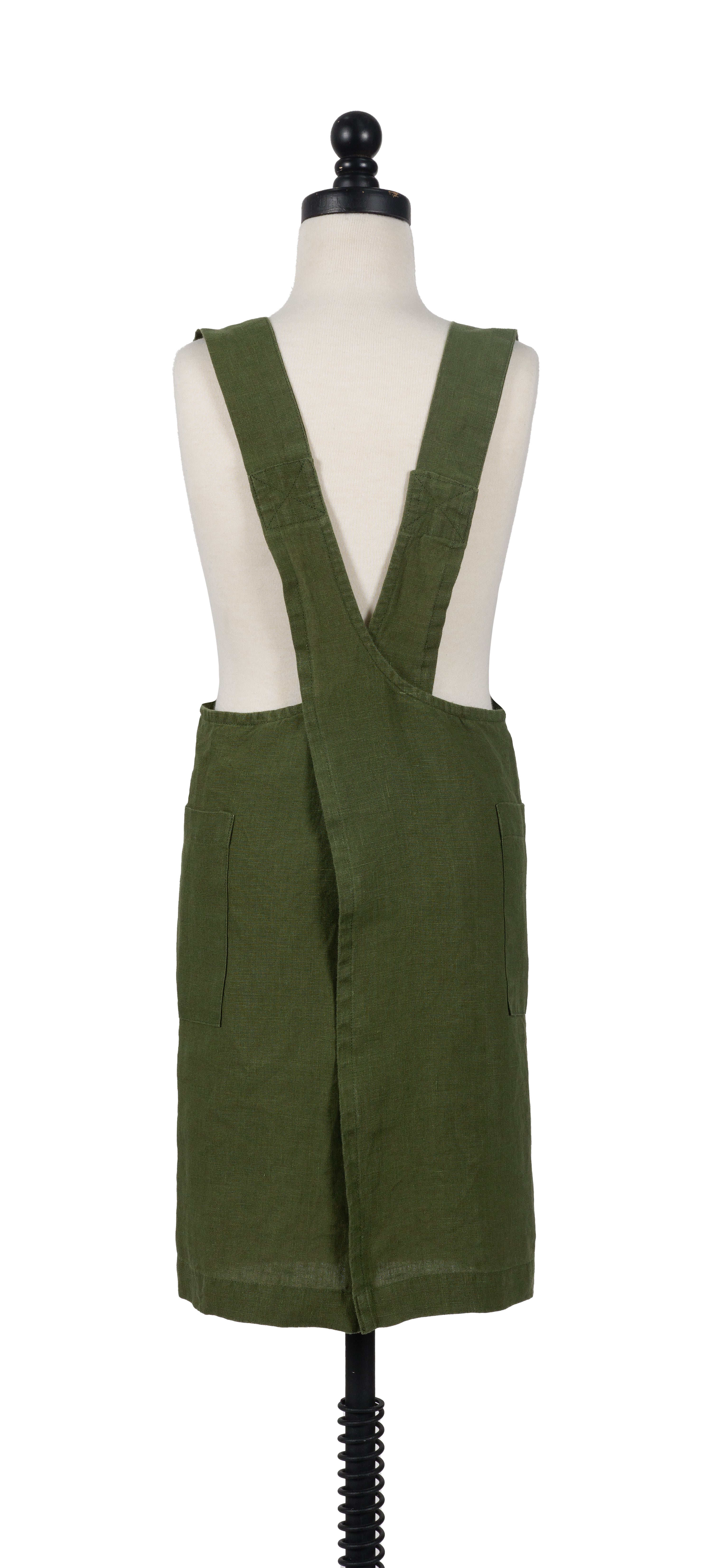 KAF Home Firenze Kids 100% Stonewashed Linen Smock Apron