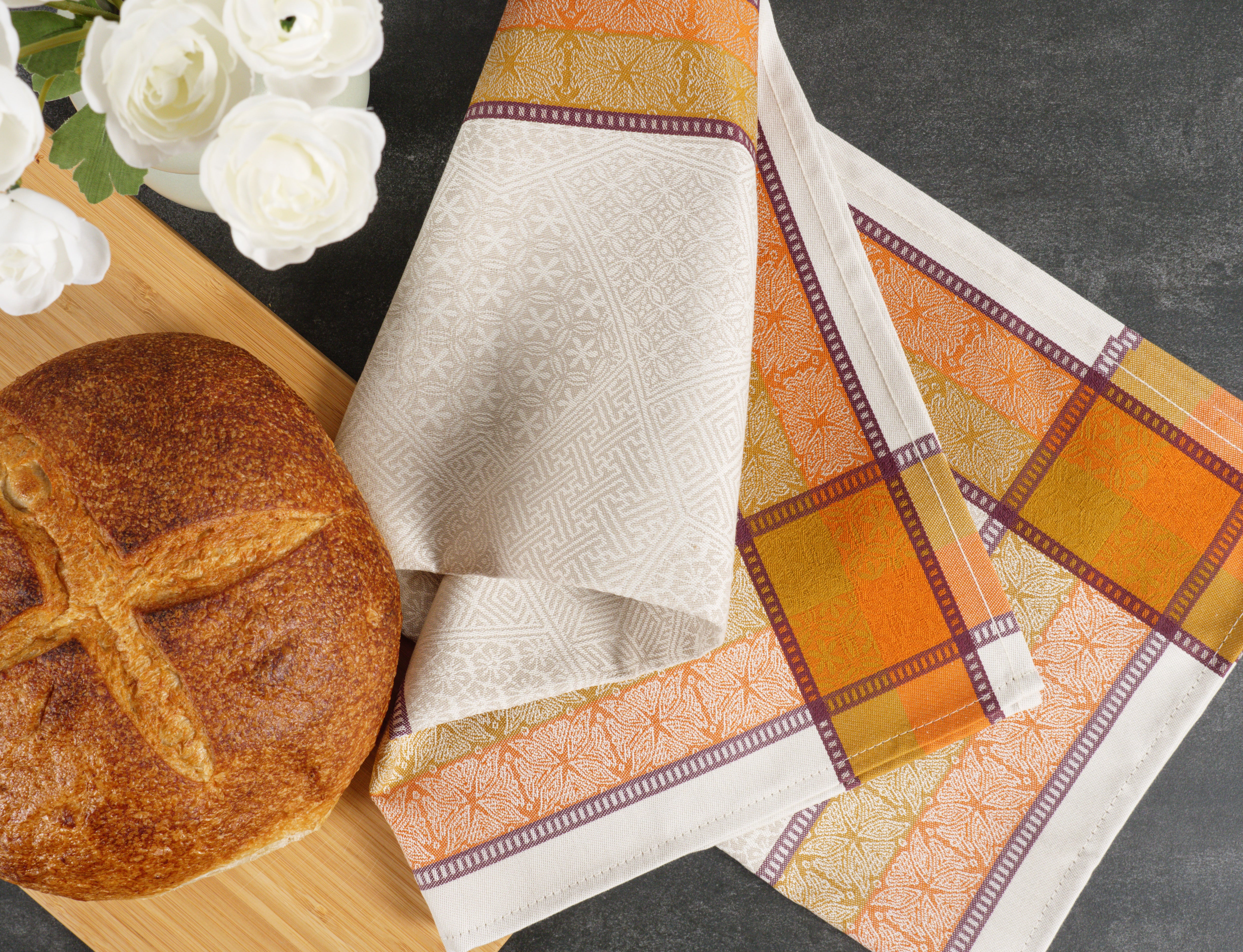 KAF Home Alma Portuguese Jacquard Cotton Kitchen Towel - 19