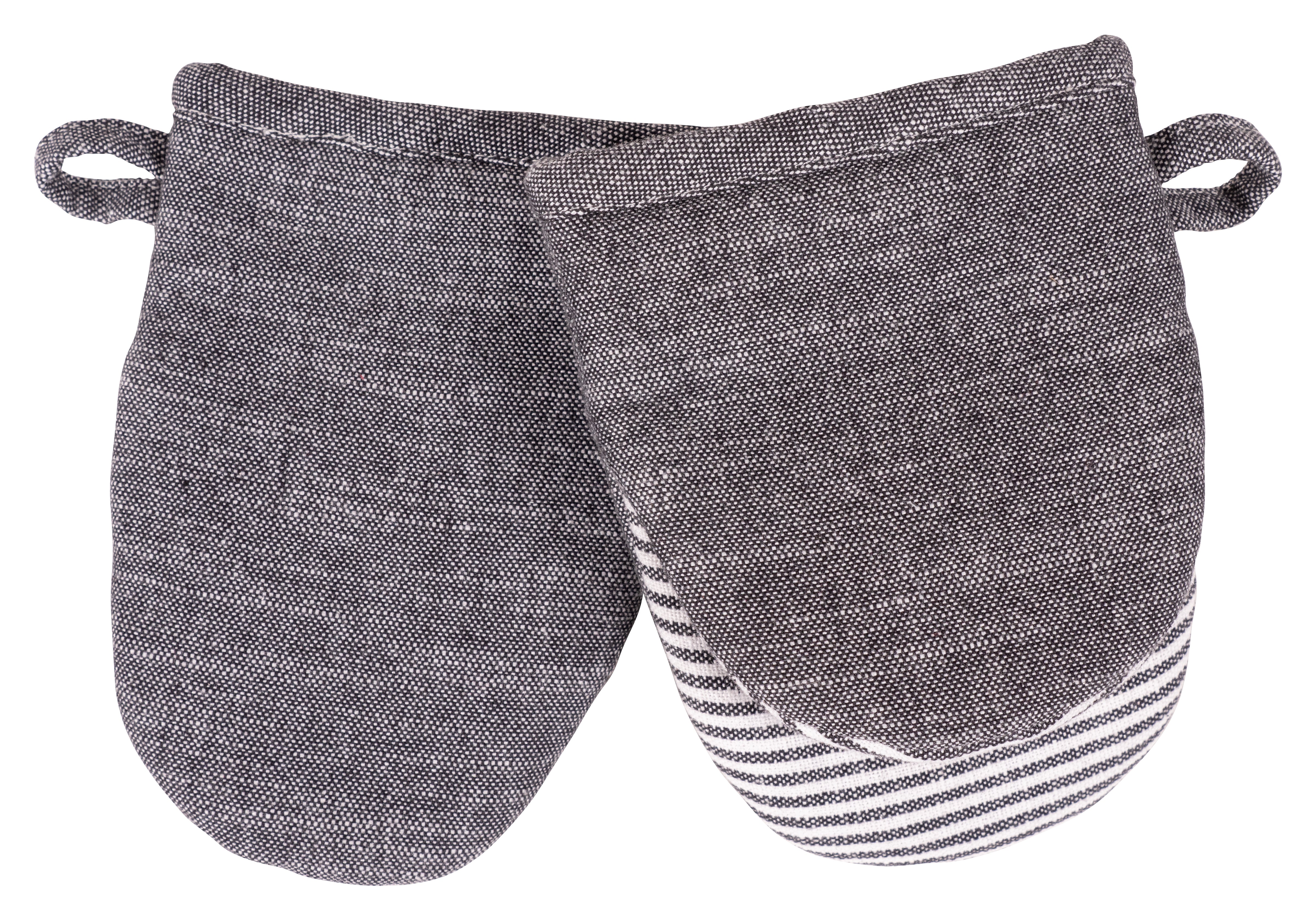 Strada Set of 2 Chambray Mini Mitts - 7