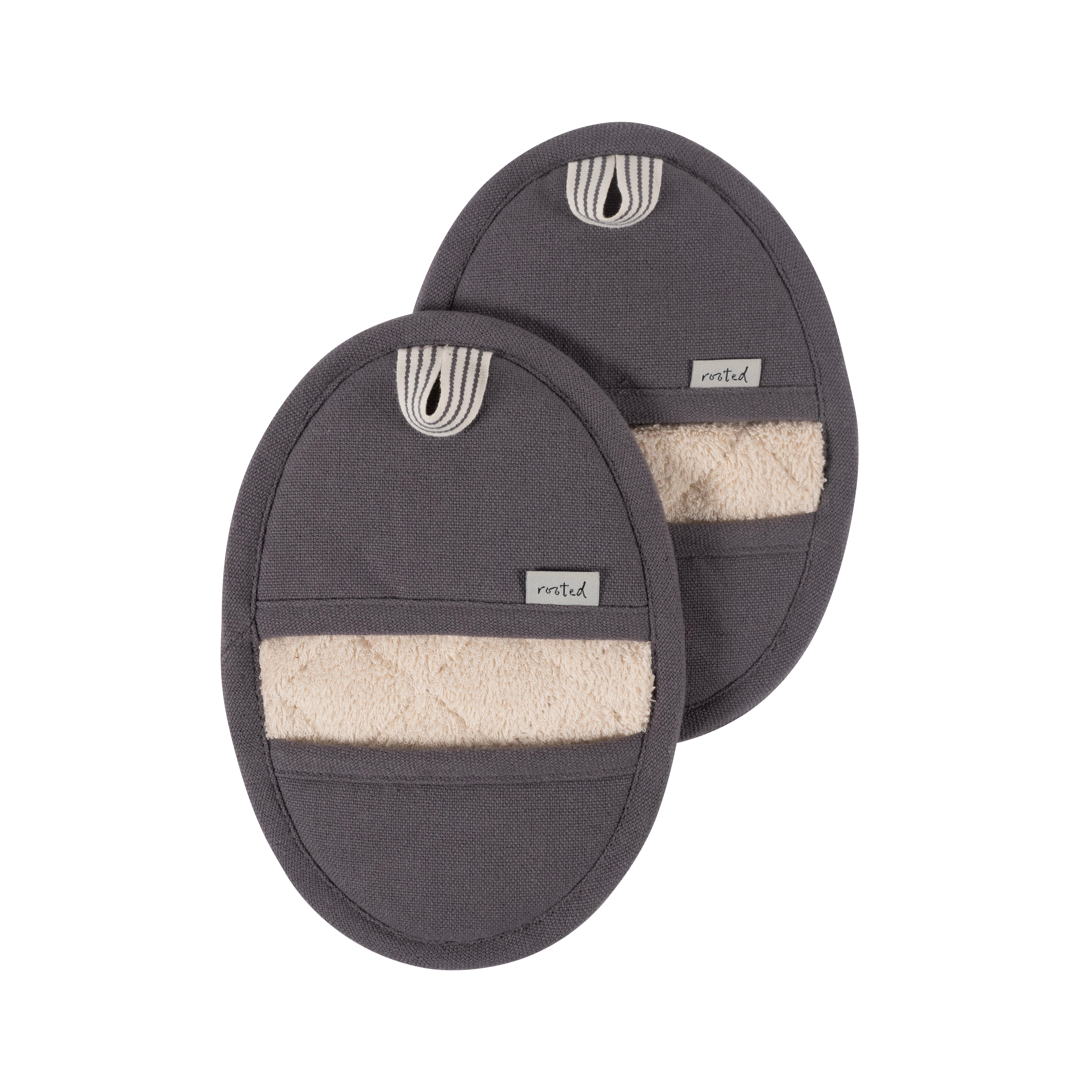 KAF Home Rooted Sustainable Set Of 2 Pot Grabbers 6