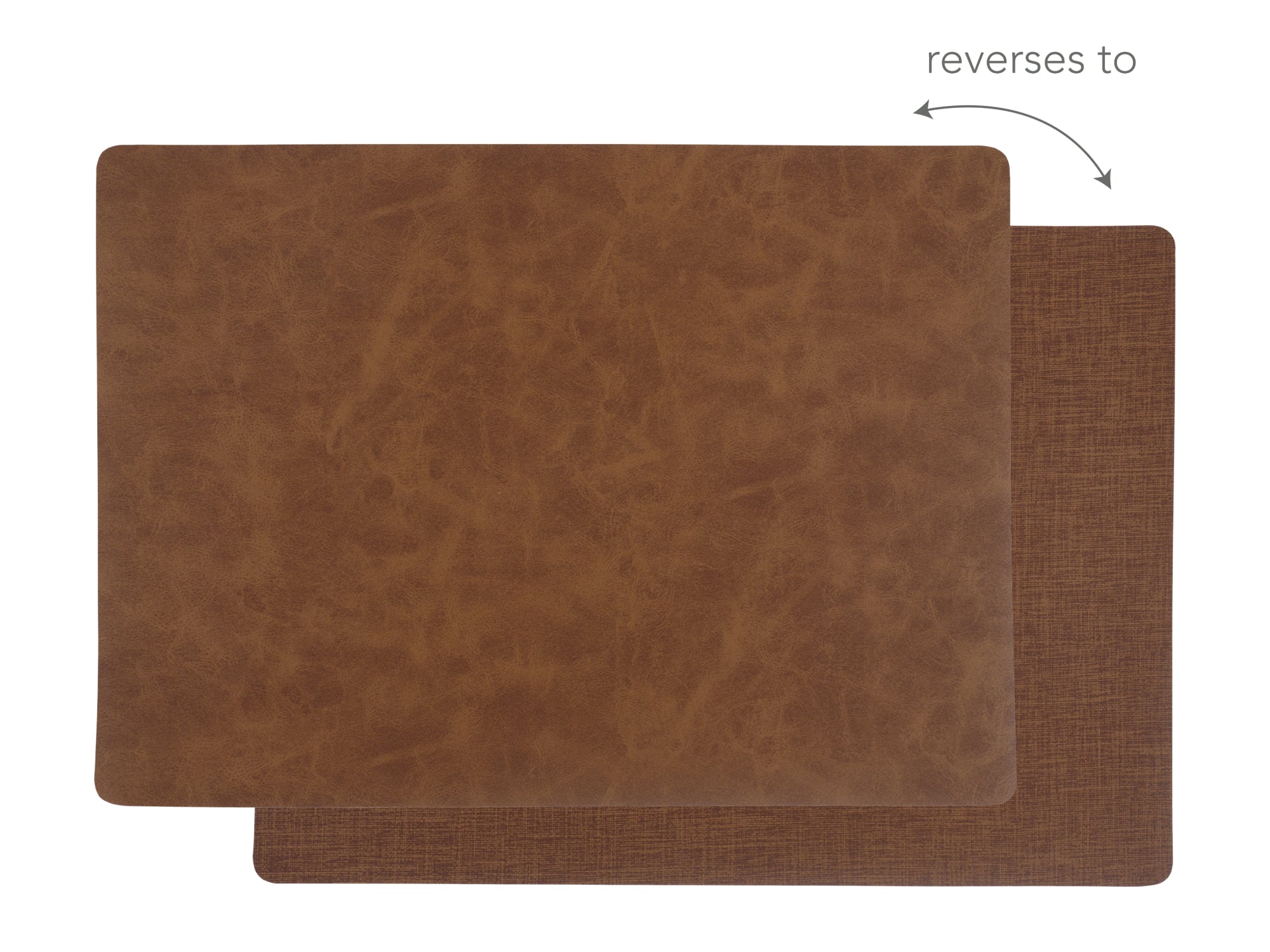 KAF Home Santiago Faux Leather Placemat, 13