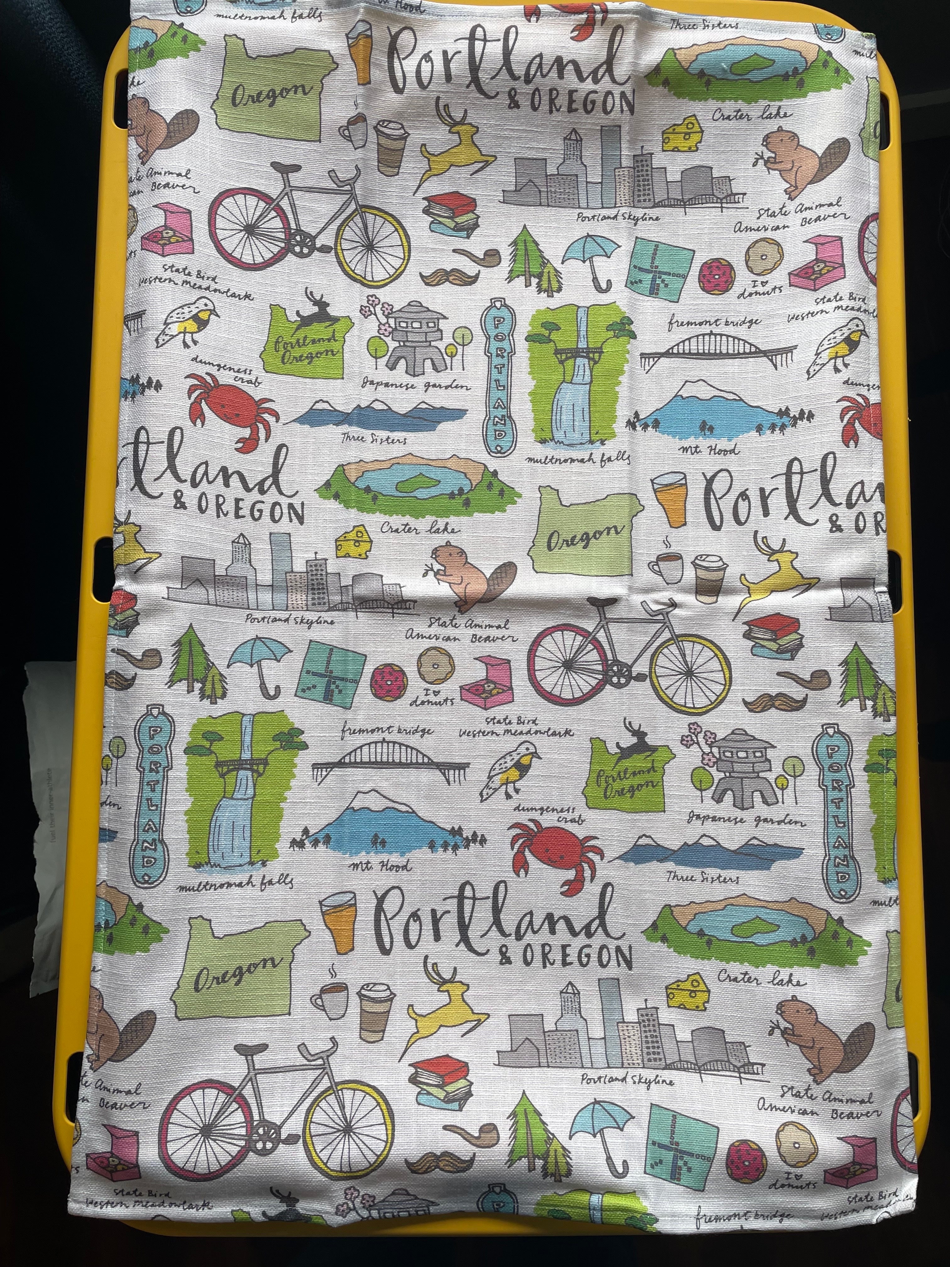 Digitally Printed City Themed Kitchen Towels