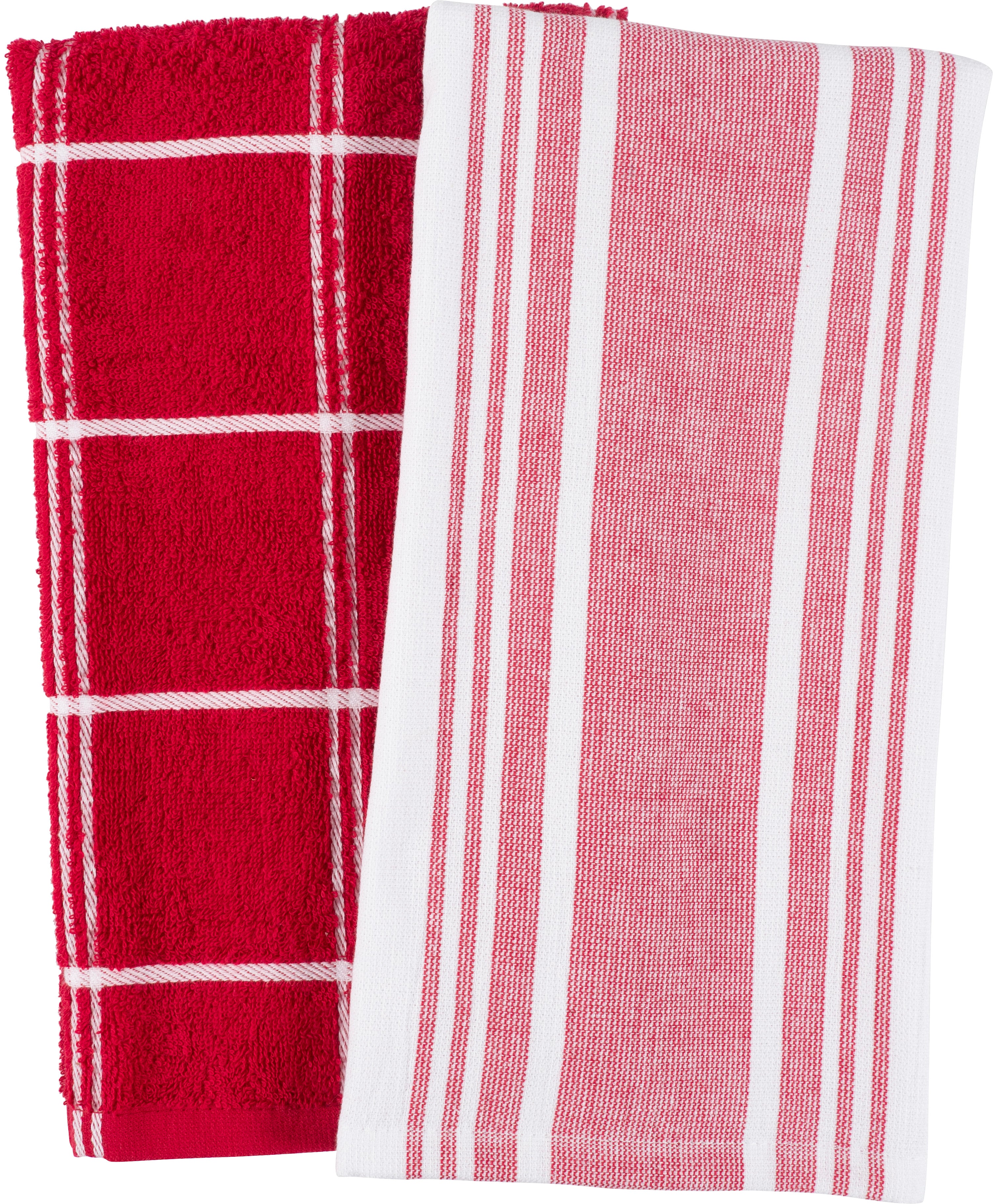 Cat Cora Set Of 2 Reverse Terry Kitchen Towels