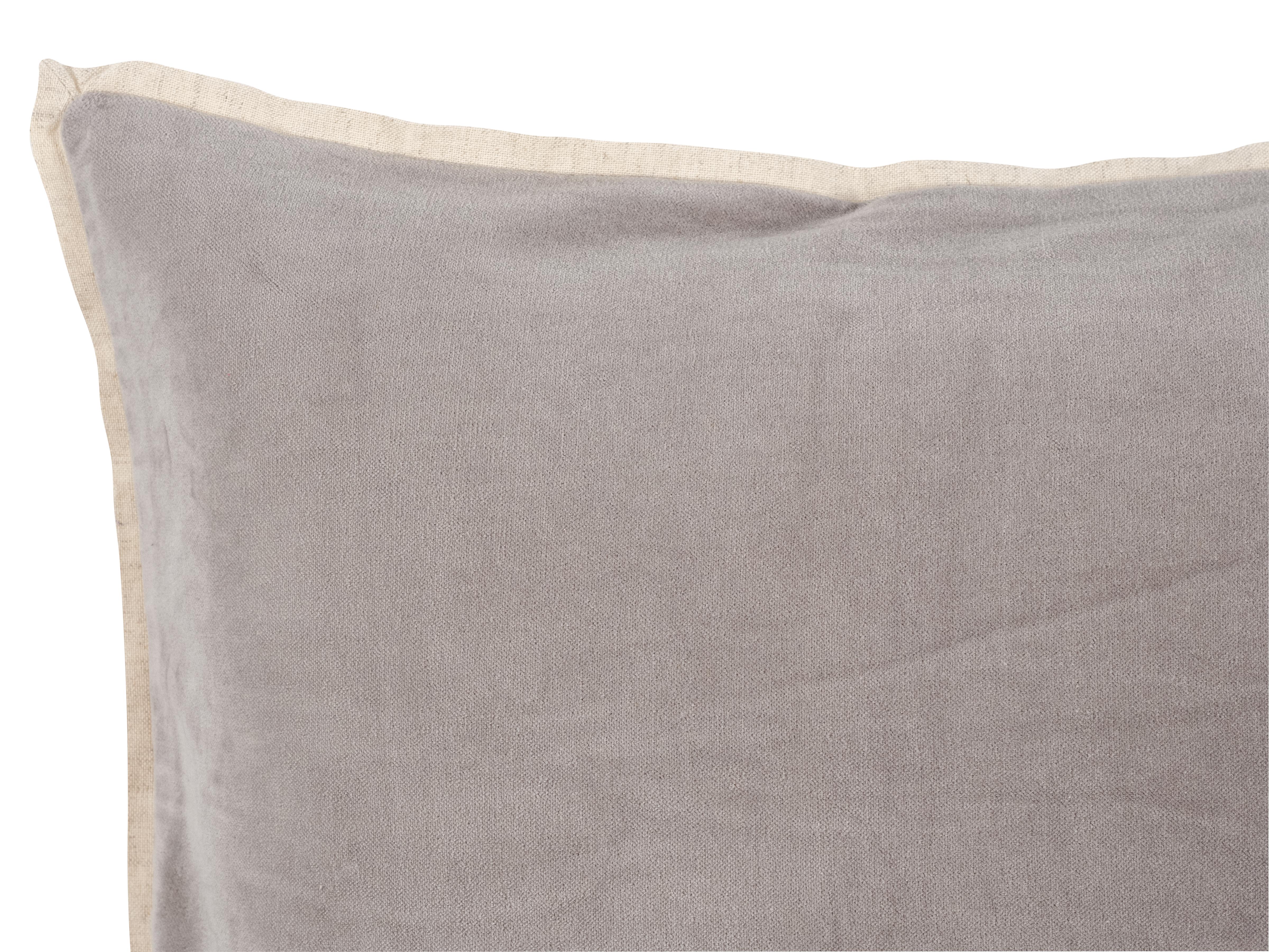 KAF Home Velvet Flange Decorative Pillow