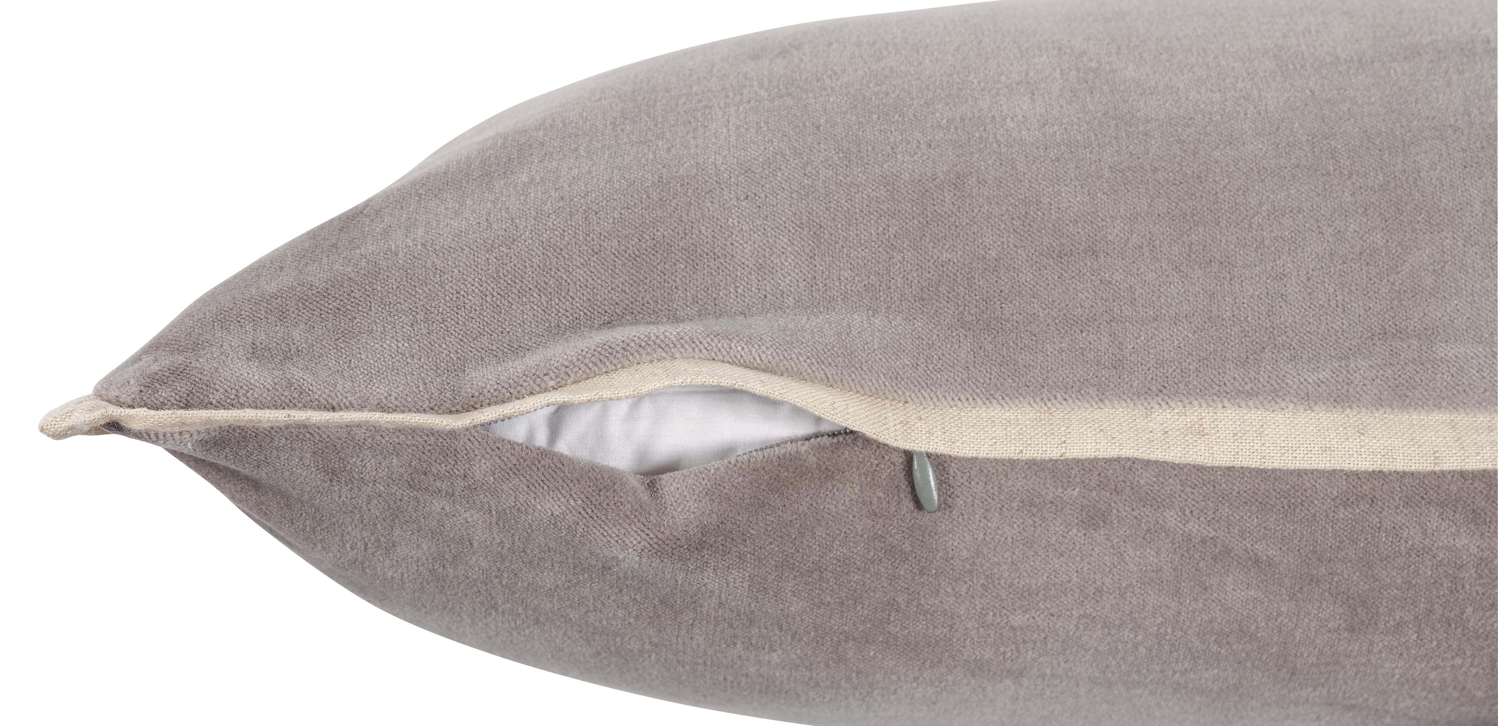 KAF Home Velvet Flange Decorative Pillow