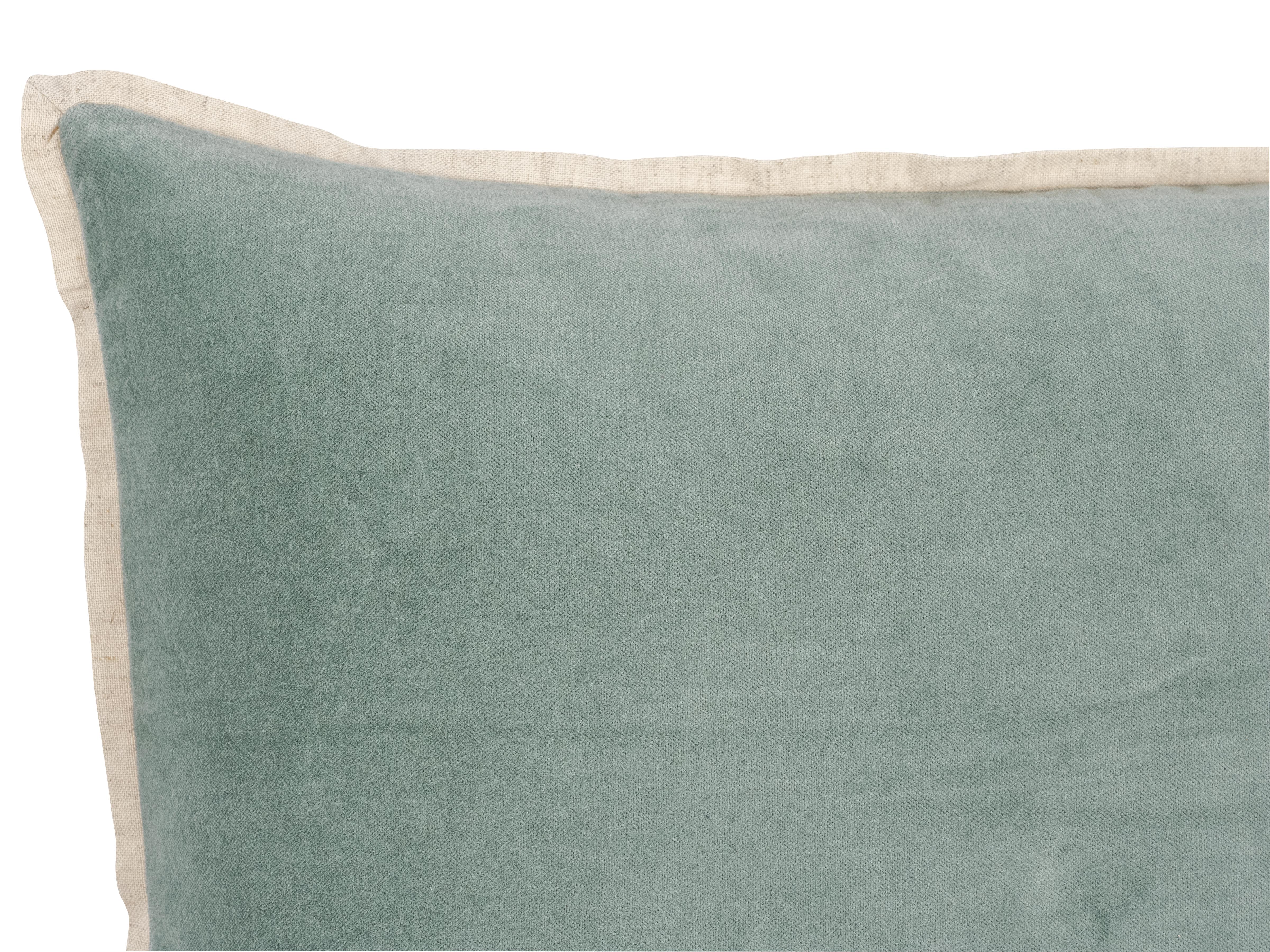 KAF Home Velvet Flange Decorative Pillow