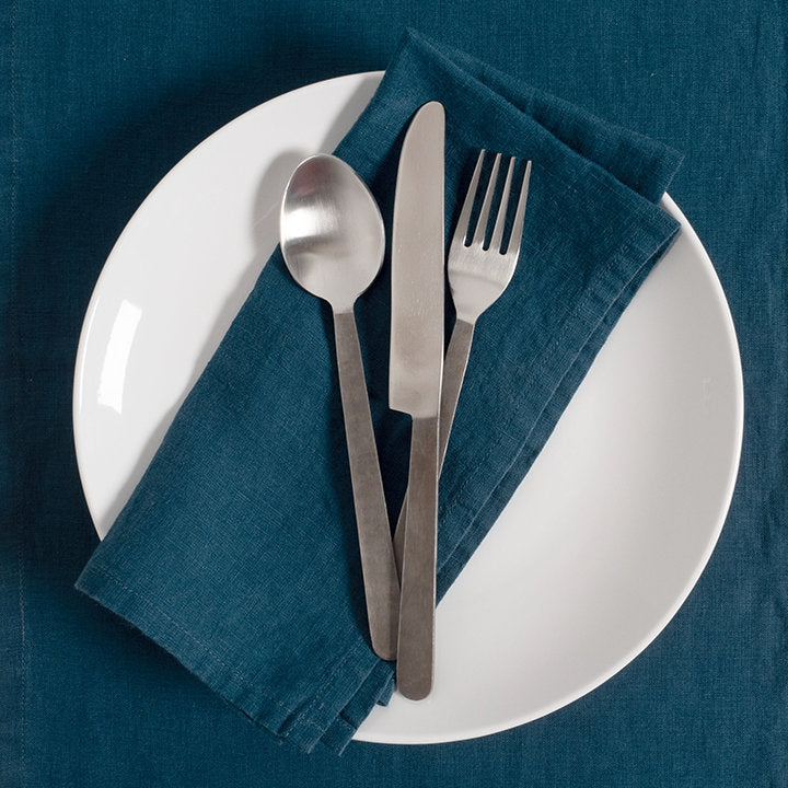 KAF Home Lot De 6 Serviettes De Garde-manger, Noir Et Blanc