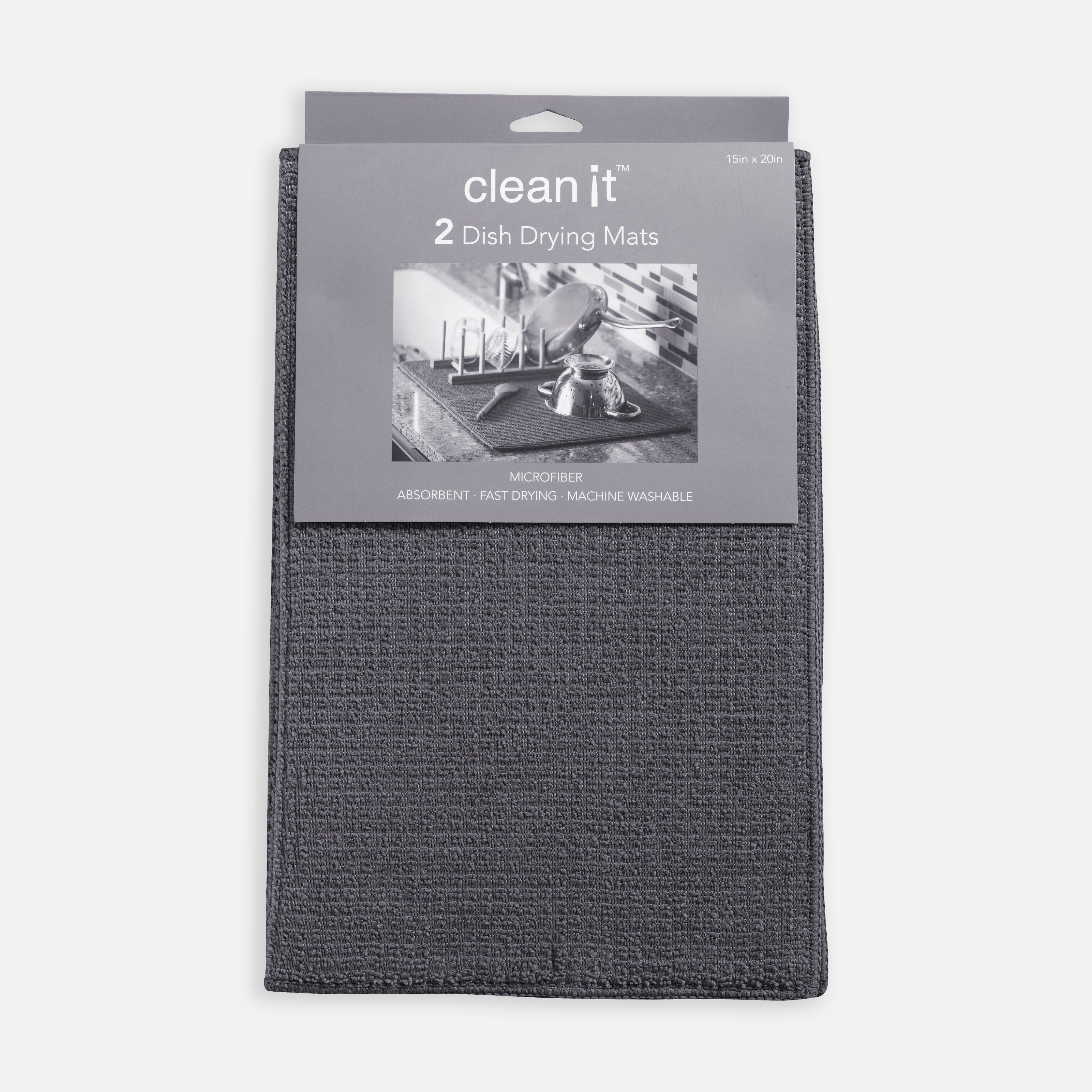 Set of 2 Dish Drying Mats