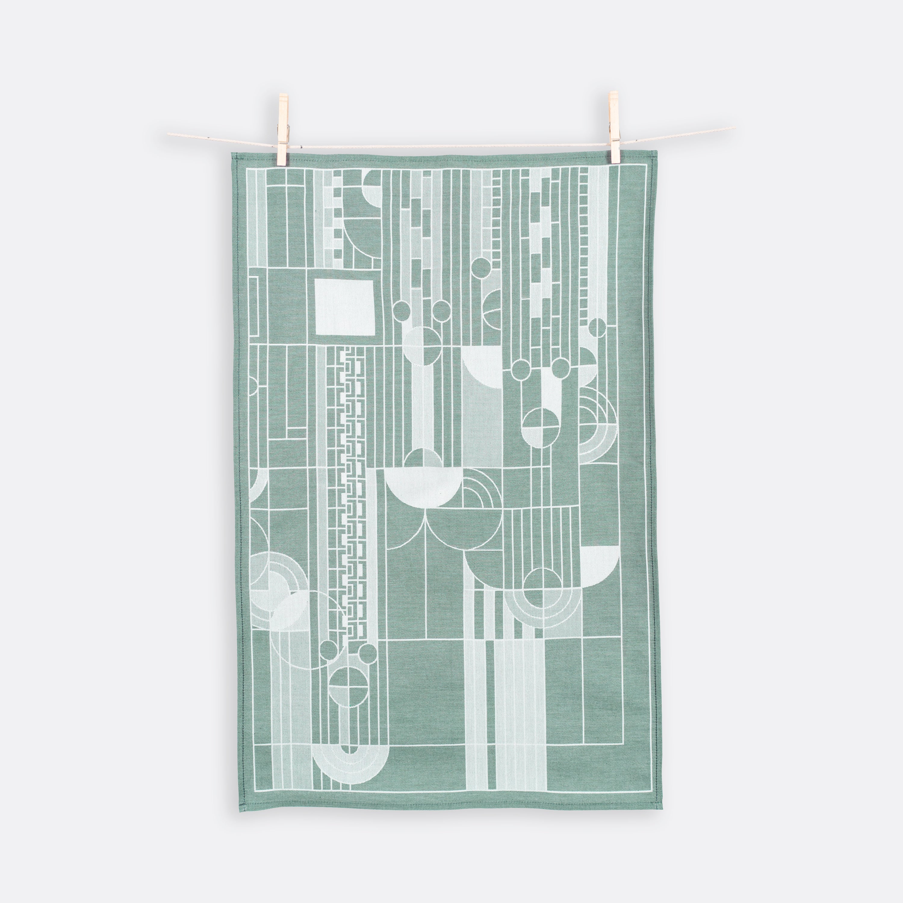 Frank Lloyd Wright Jacquard Towels